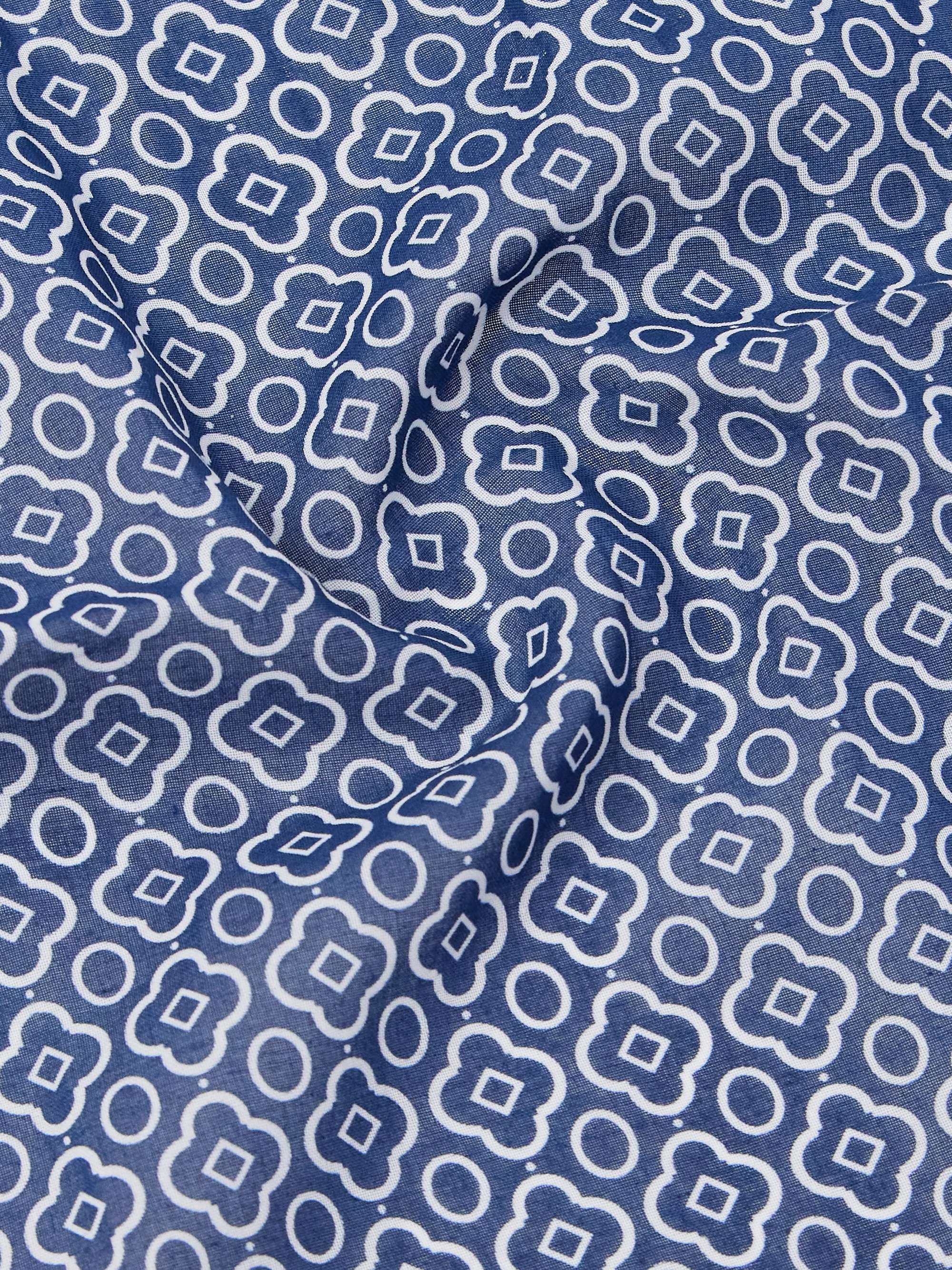 ANDERSON & SHEPPARD Printed Cotton-Voile Scarf