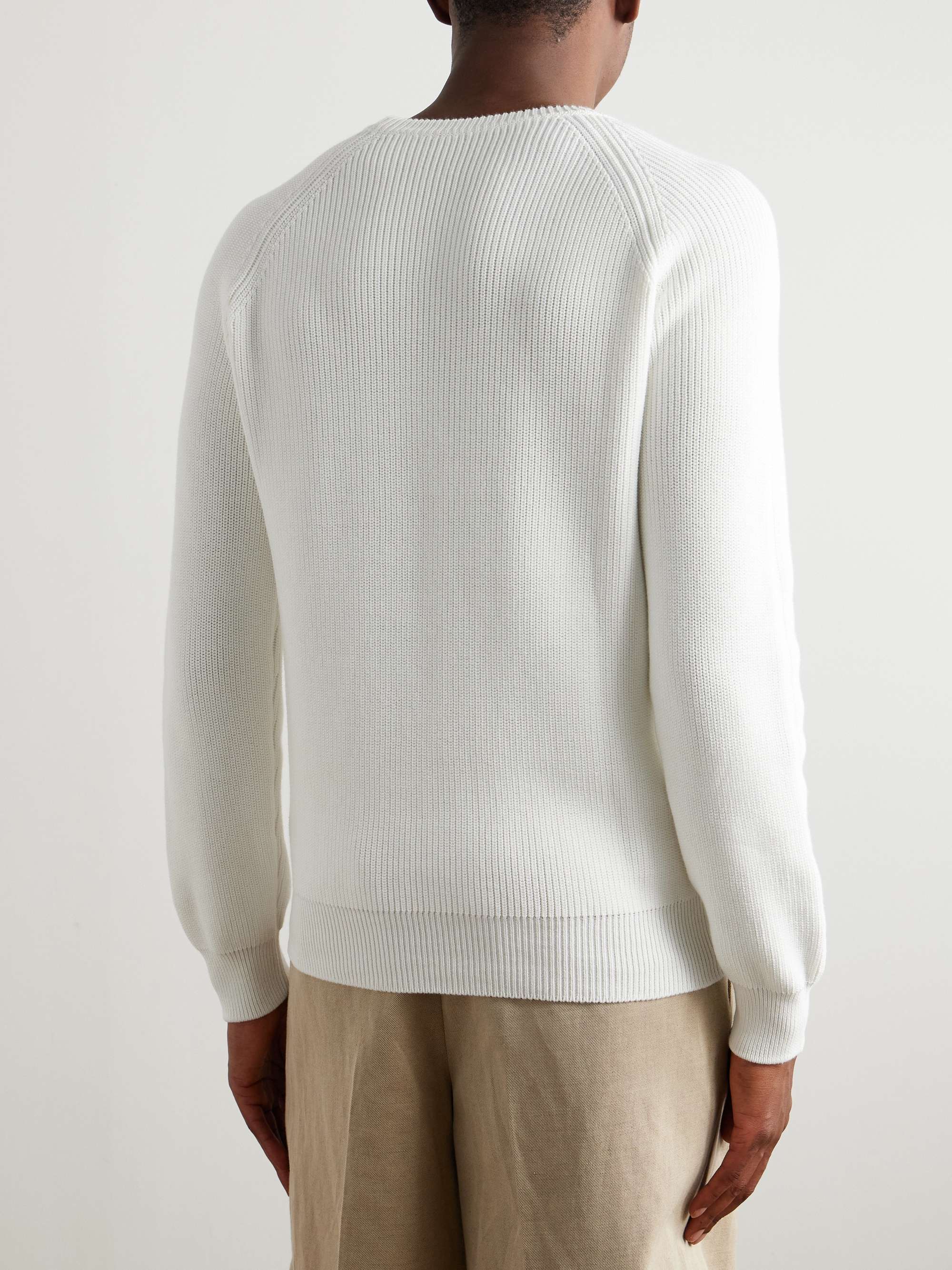 ANDERSON & SHEPPARD Ribbed Cotton Sweater