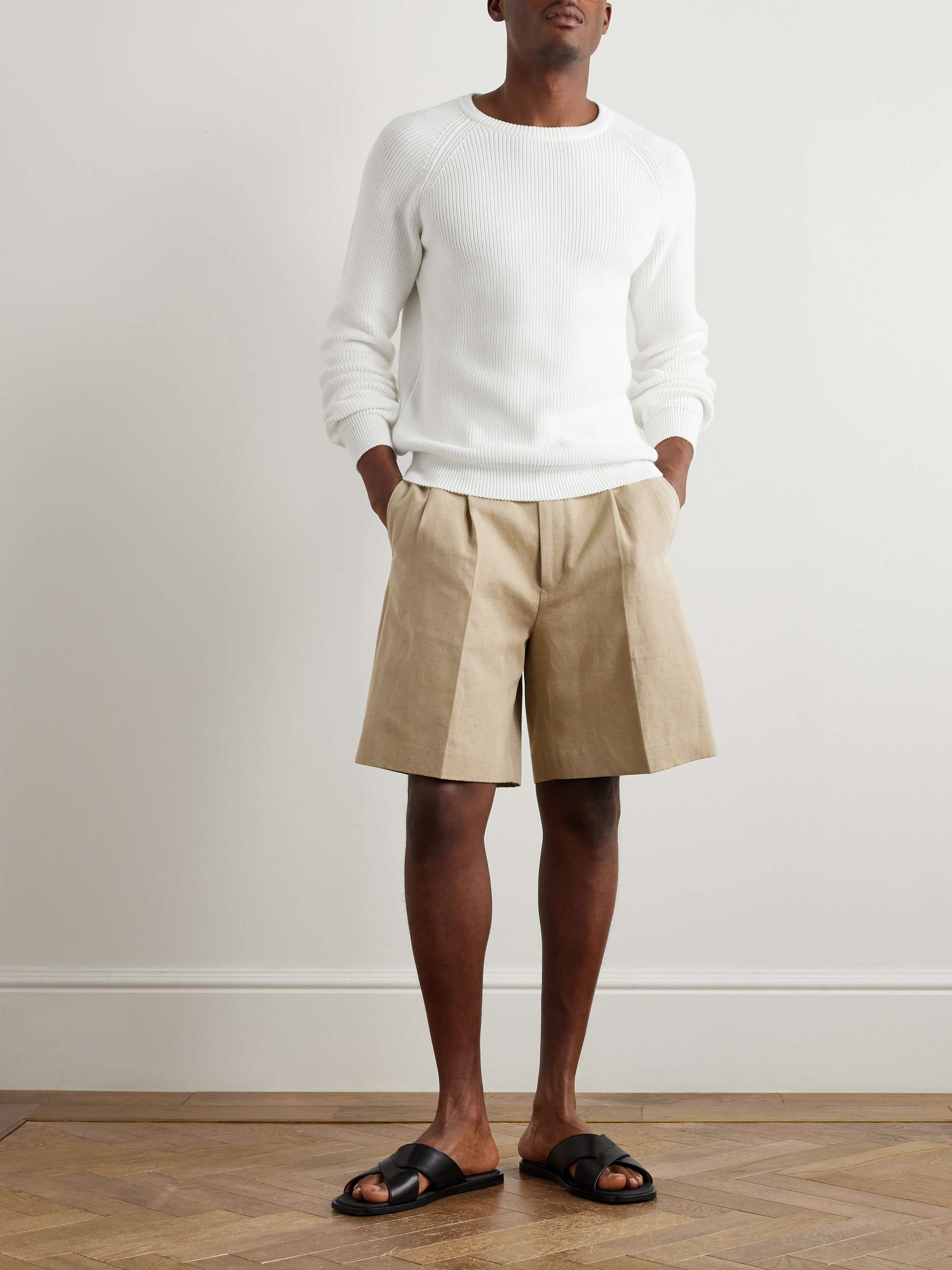 ANDERSON & SHEPPARD Ribbed Cotton Sweater