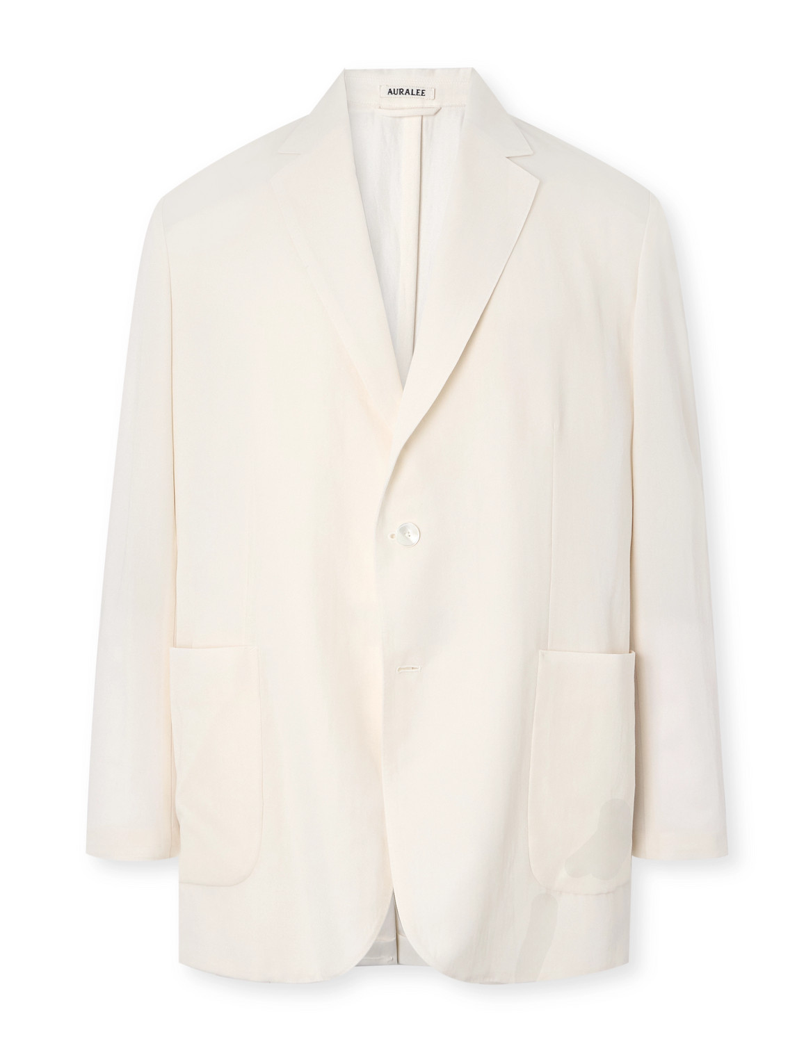 Oversized Cotton and Wool-Blend Gabardine Blazer