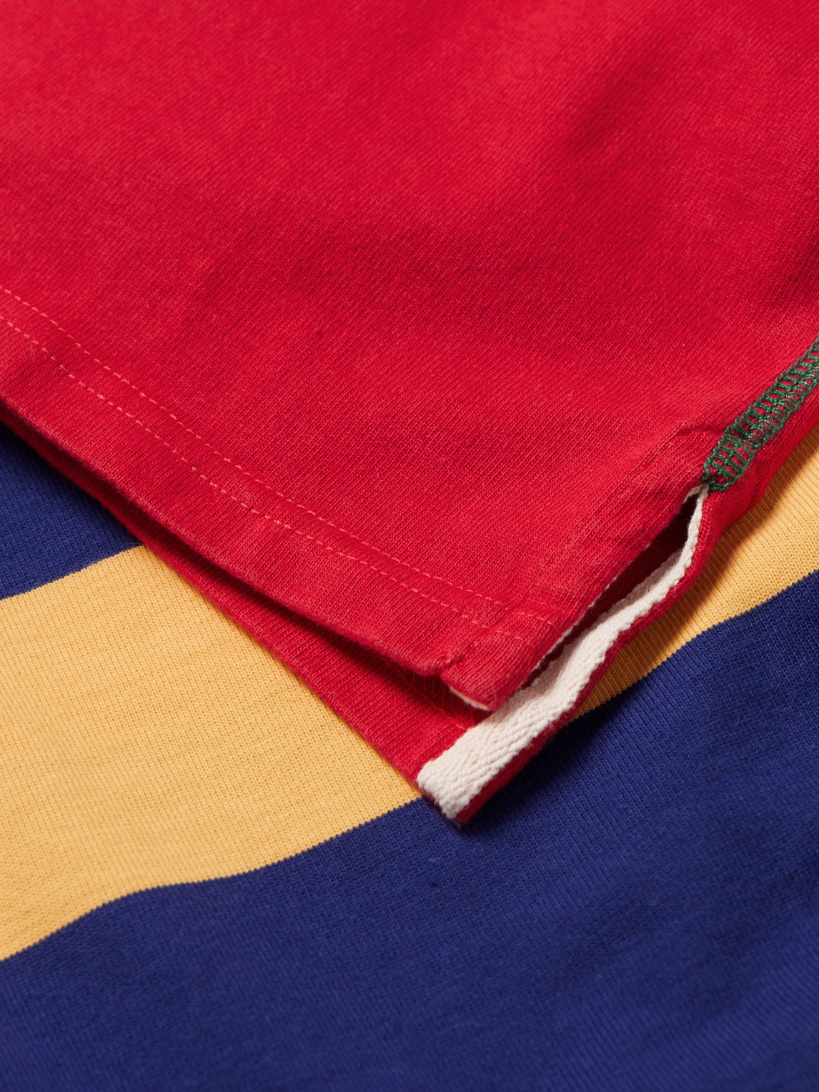 Drake's Striped Cotton-jersey Polo Shirt