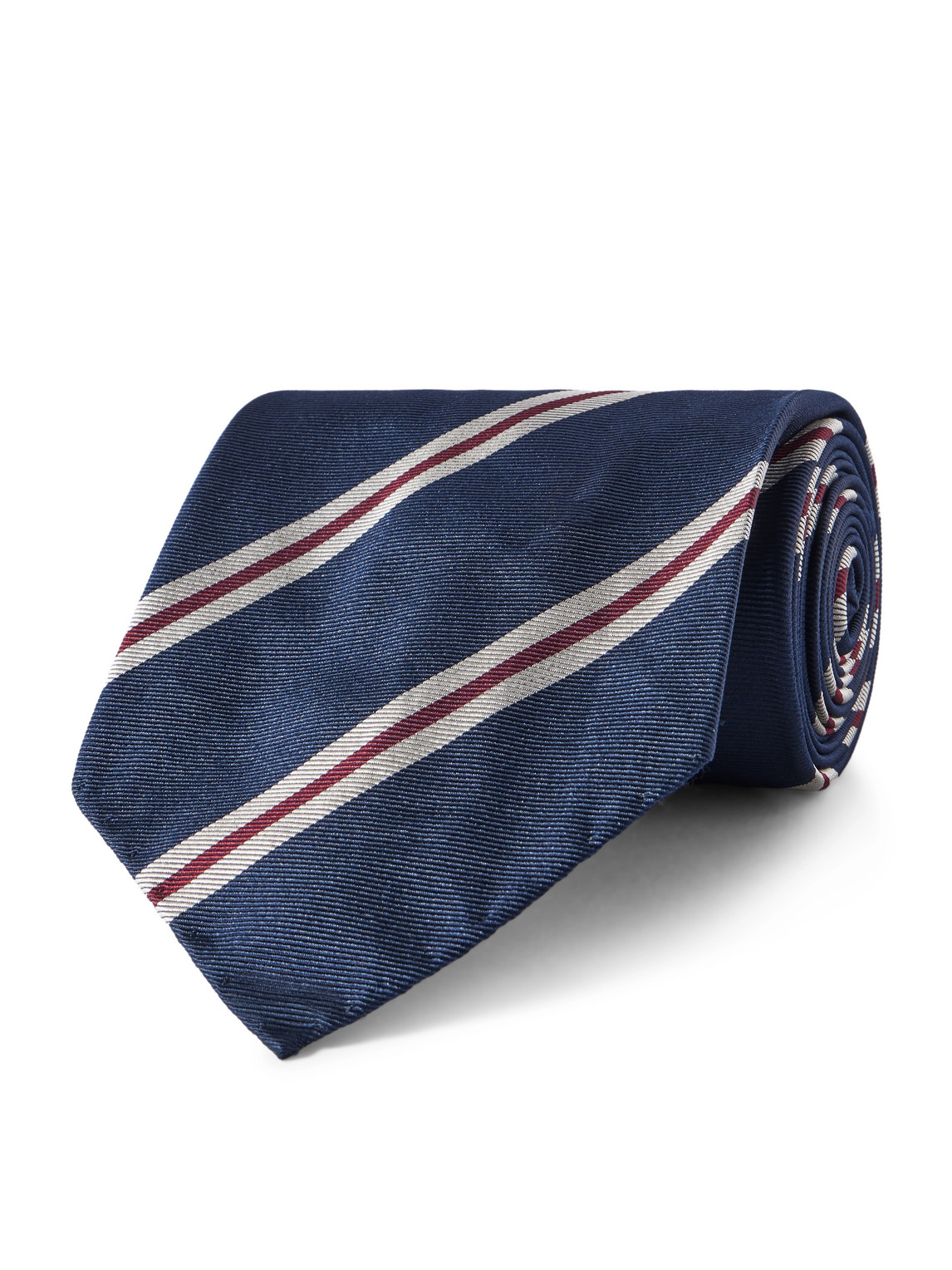 Dunhill 9.5cm Striped Silk-twill Tie