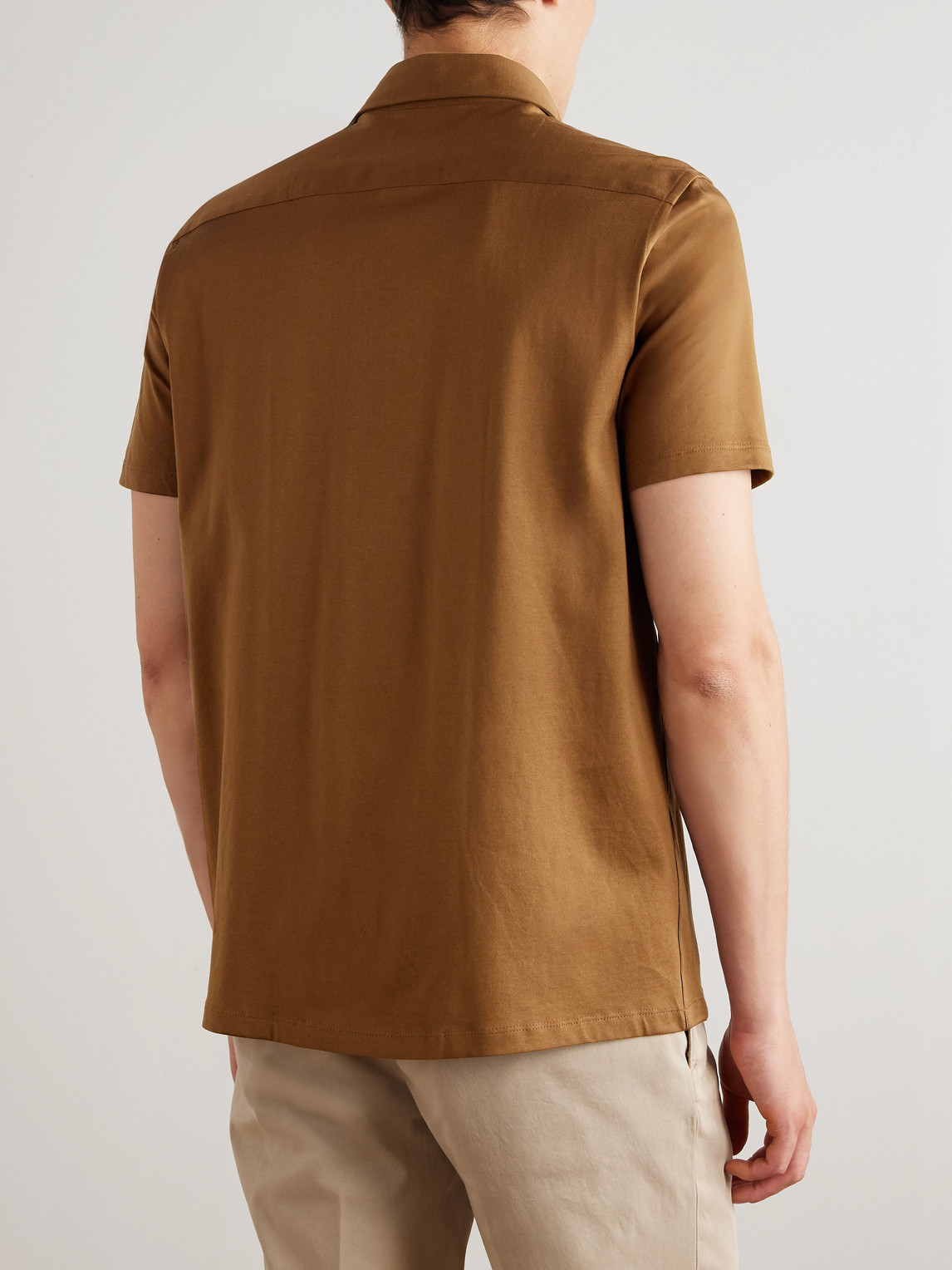 Boglioli Cotton-jersey Polo Shirt