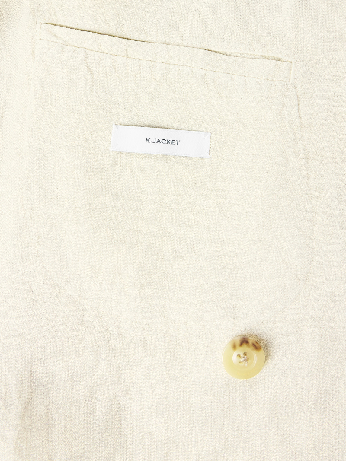 Boglioli Double-breasted Herringbone Linen Suit Jacket In Neutral