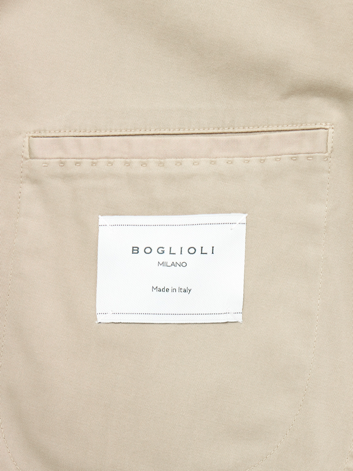 Boglioli Cotton-blend Twill Suit Jacket In Neutral