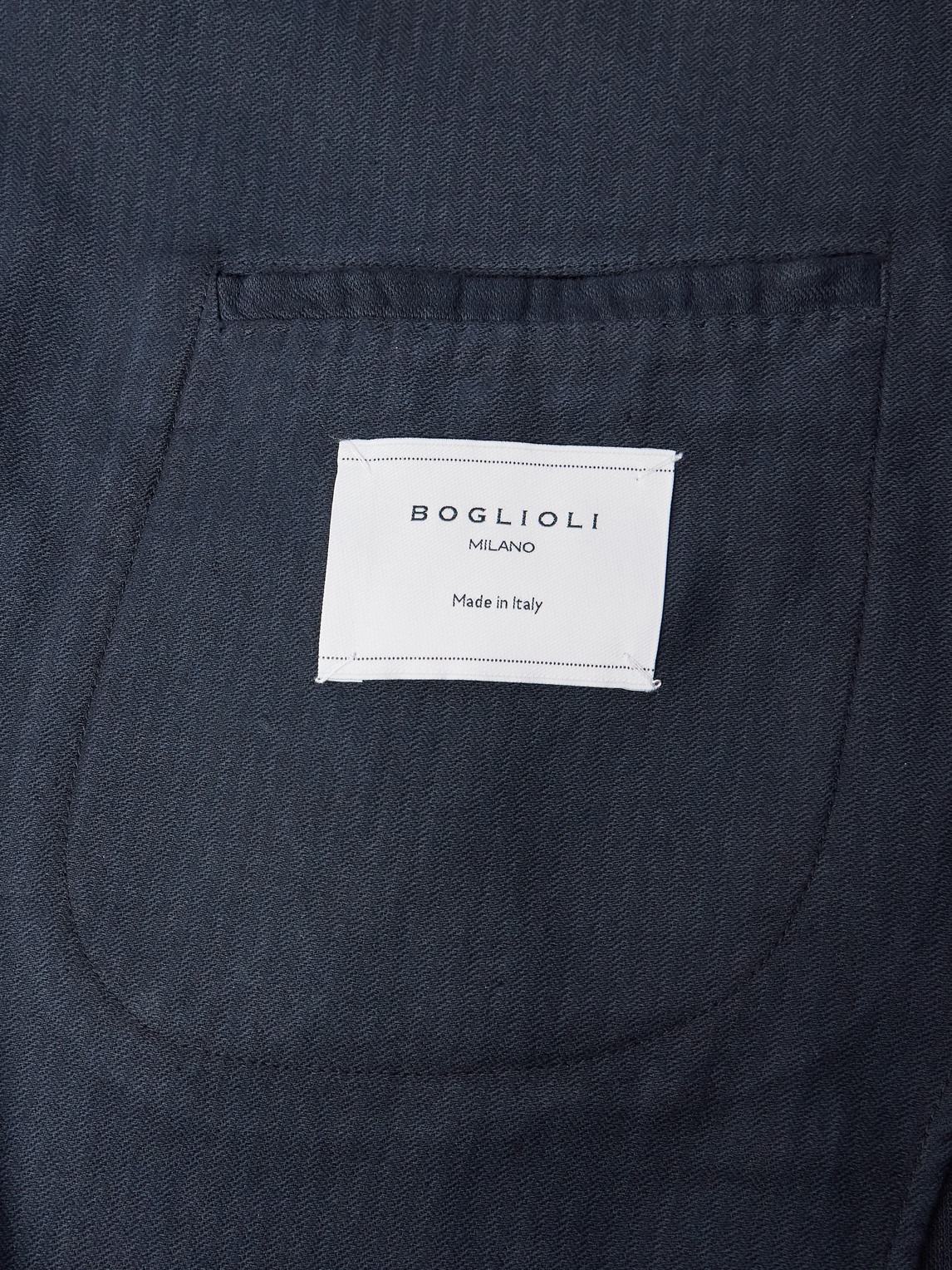 Boglioli Linen-blend Blazer In Blue
