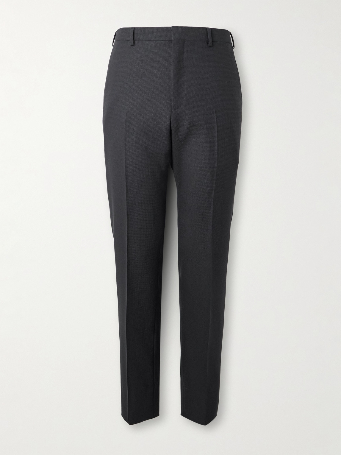 Straight-Leg Wool Suit Trousers