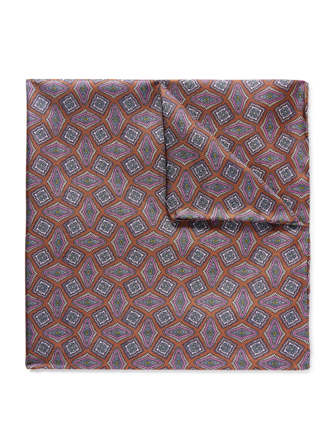Printed Silk-Twill Pocket Square