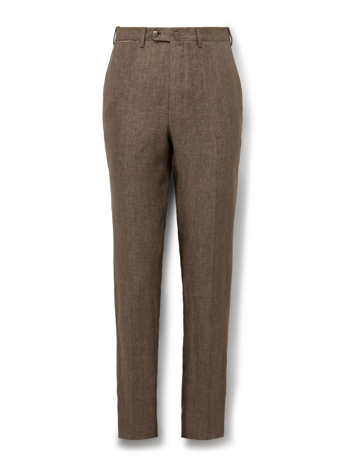 Slim-Fit Linen Suit Trousers