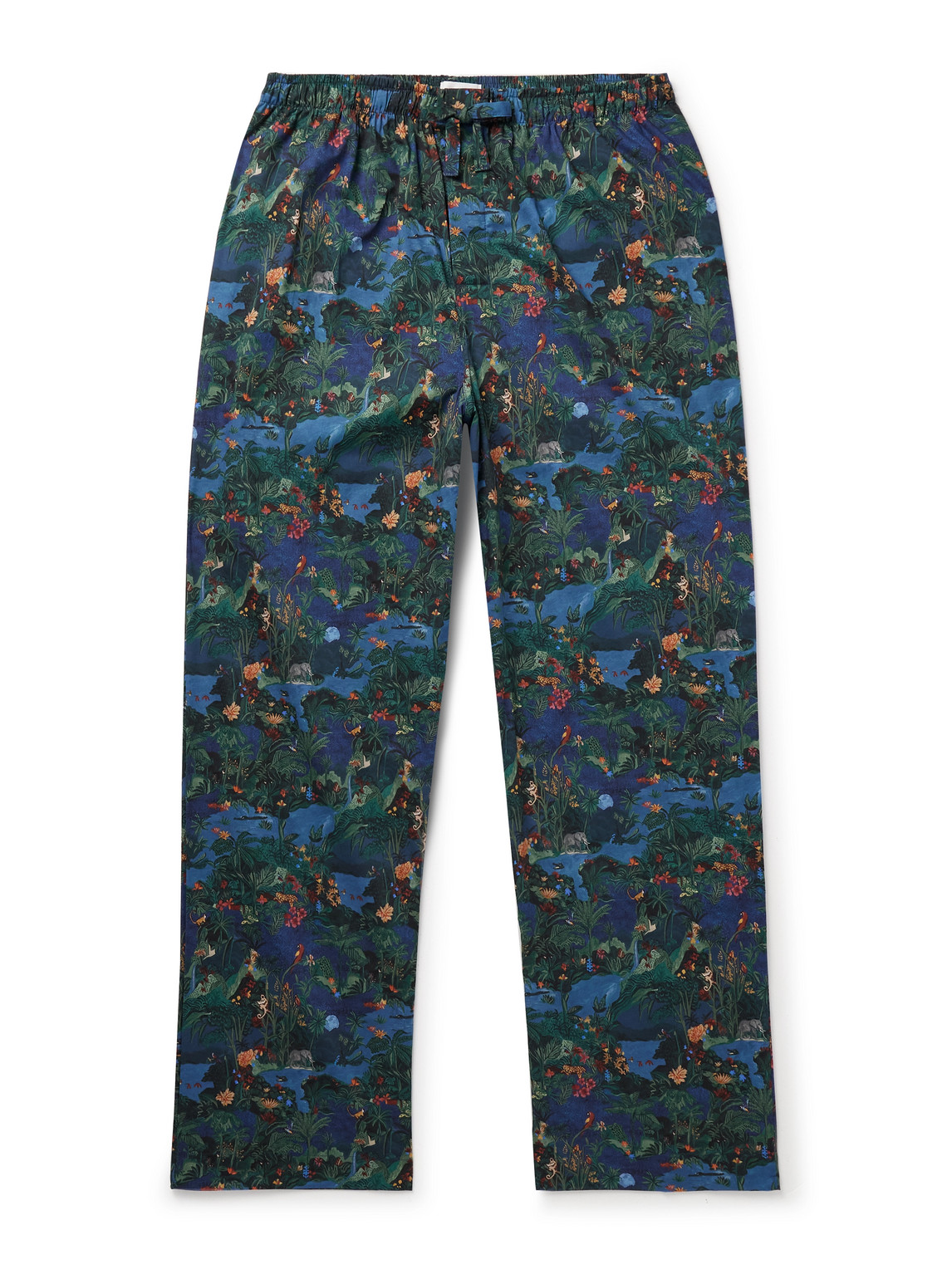 Derek Rose Printed Cotton-batiste Pyjama Trousers