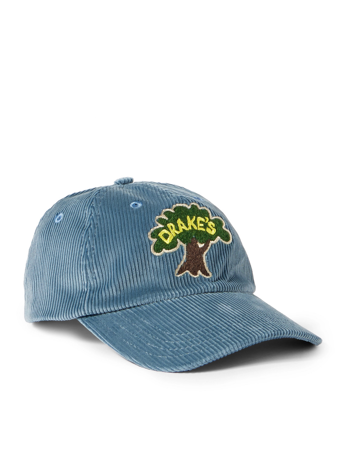 Drake's Logo-embroidered Cotton-corduroy Baseball Cap