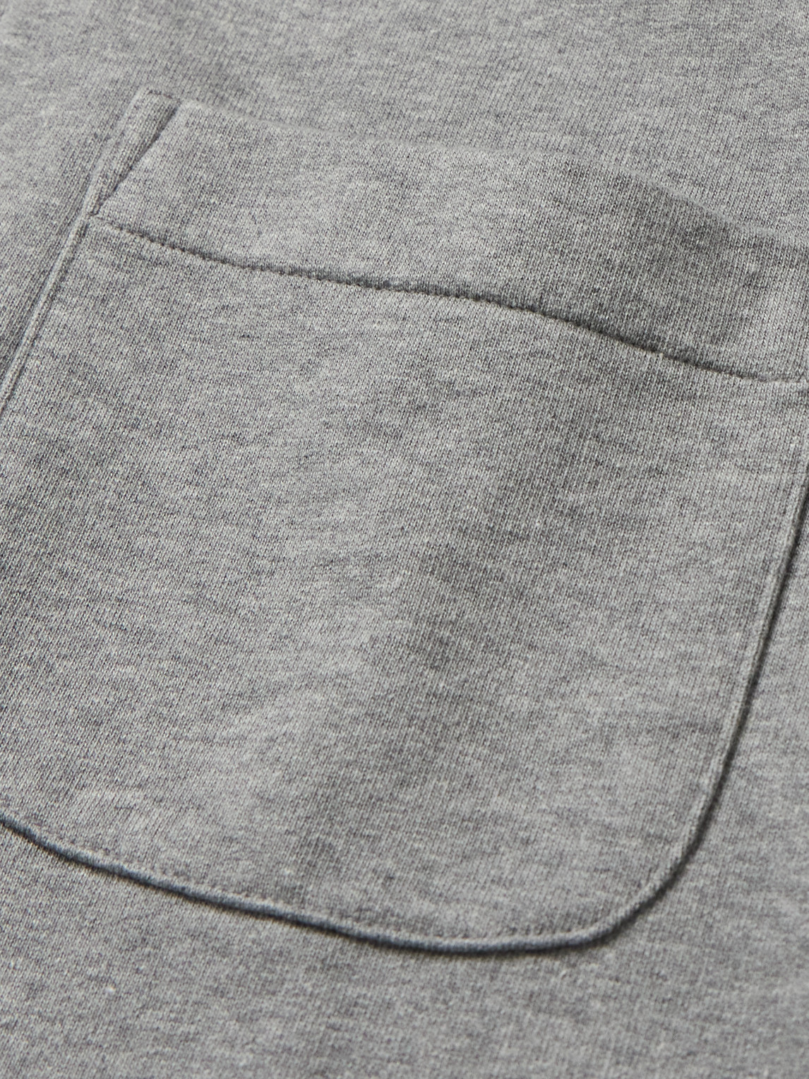 DRAKE'S COTTON-JERSEY HALF-ZIP SWEATSHIRT