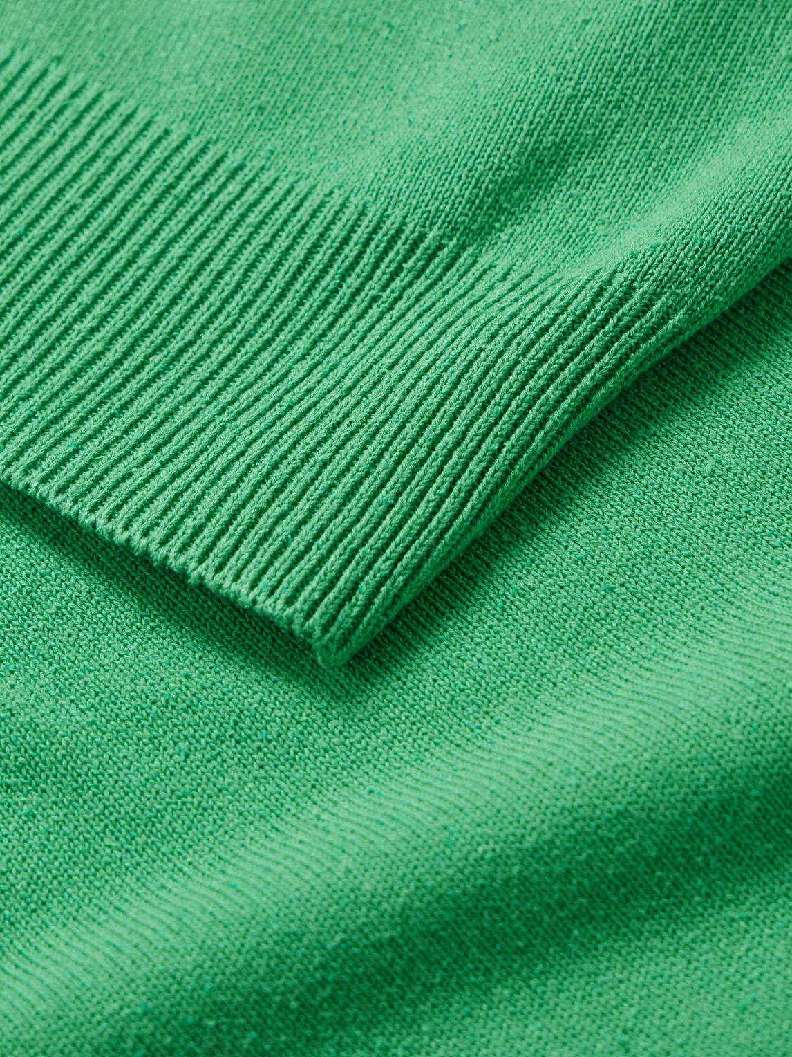 Drake's Linen And Cotton-blend Polo Shirt In Green
