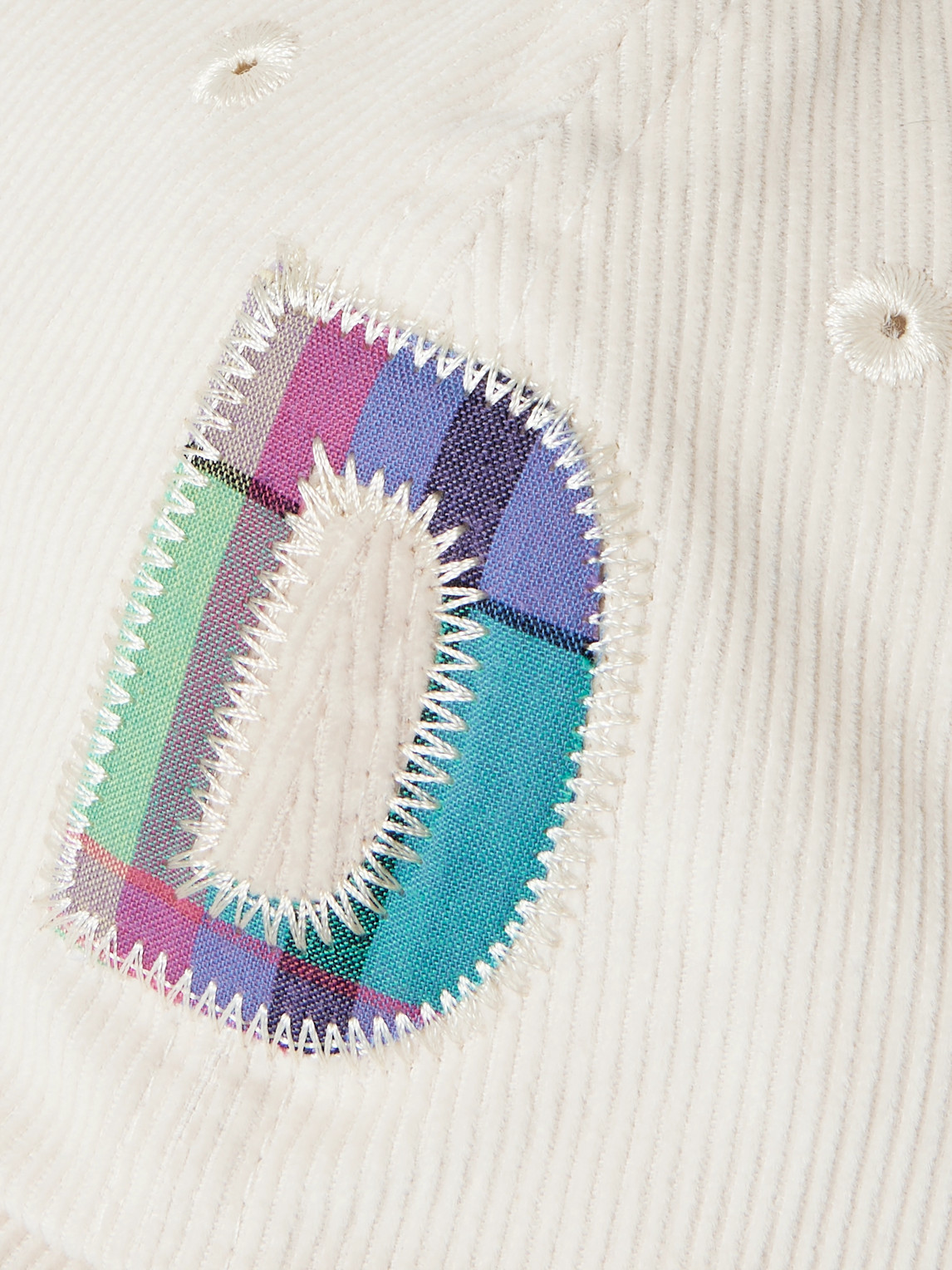 Drake's Logo-appliquéd Cotton-corduroy Baseball Cap