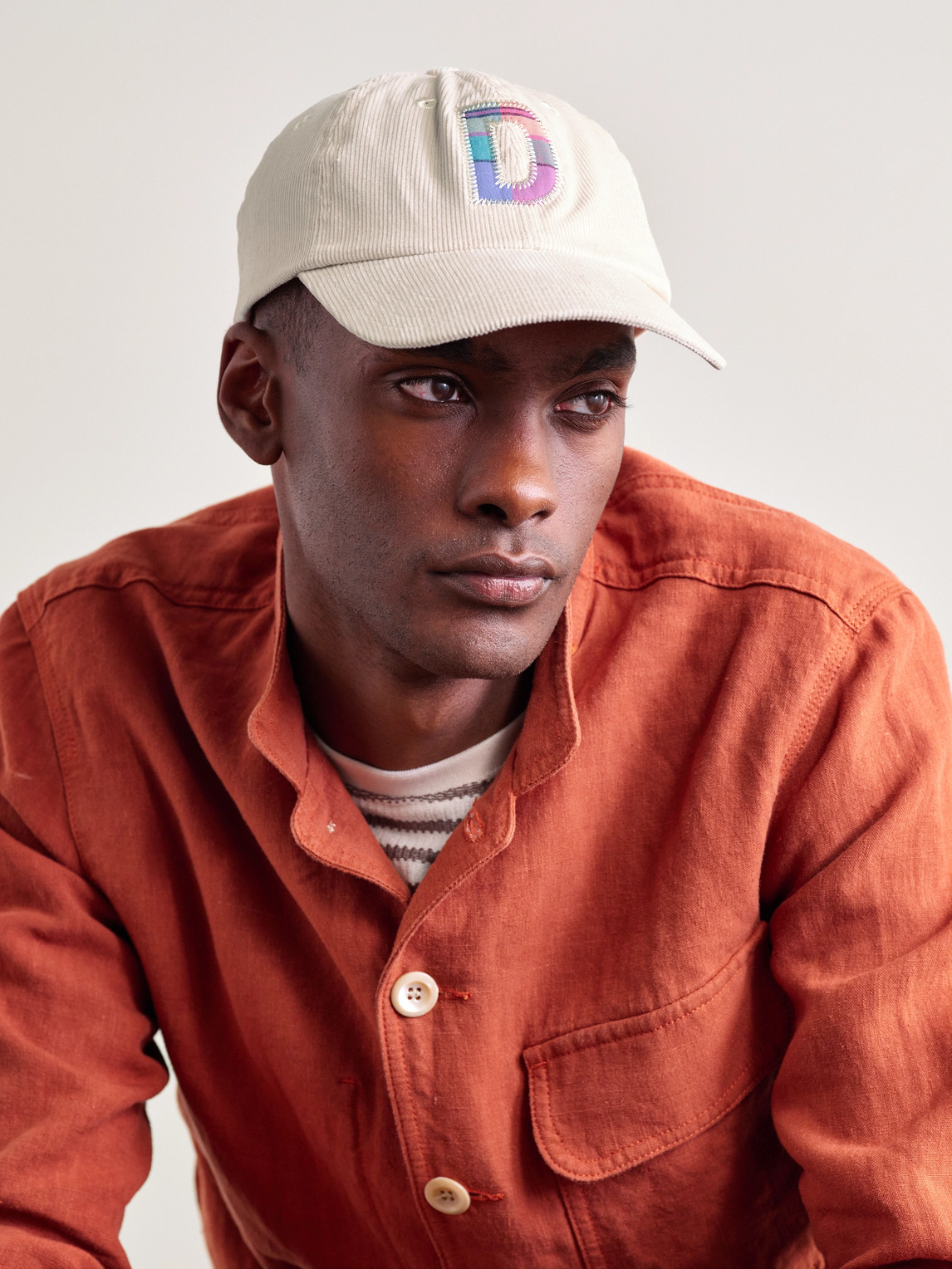 Drake's Logo-appliquéd Cotton-corduroy Baseball Cap