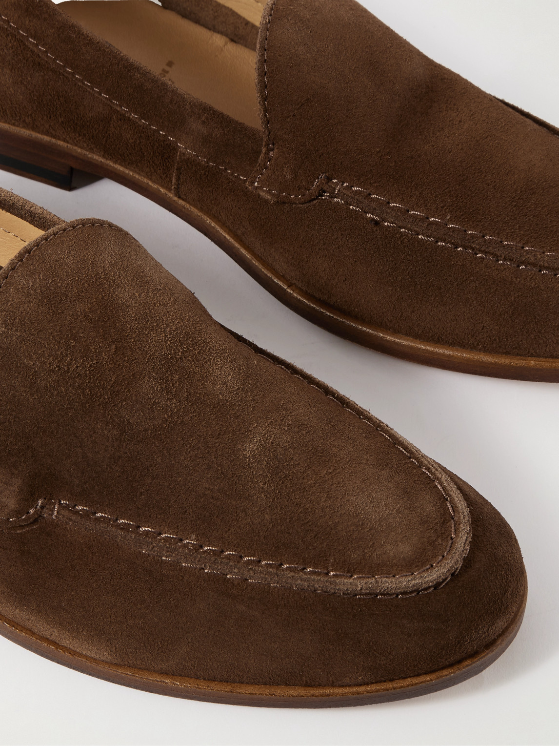 DRAKE'S HENRI SUMMER SUEDE LOAFERS