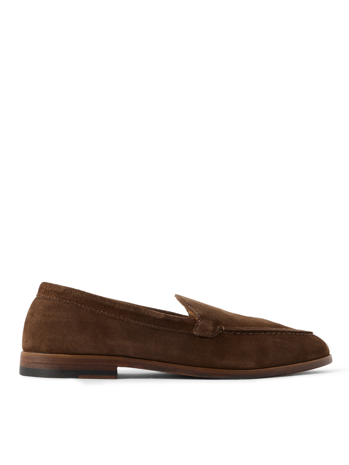 DRAKE'S HENRI SUMMER SUEDE LOAFERS