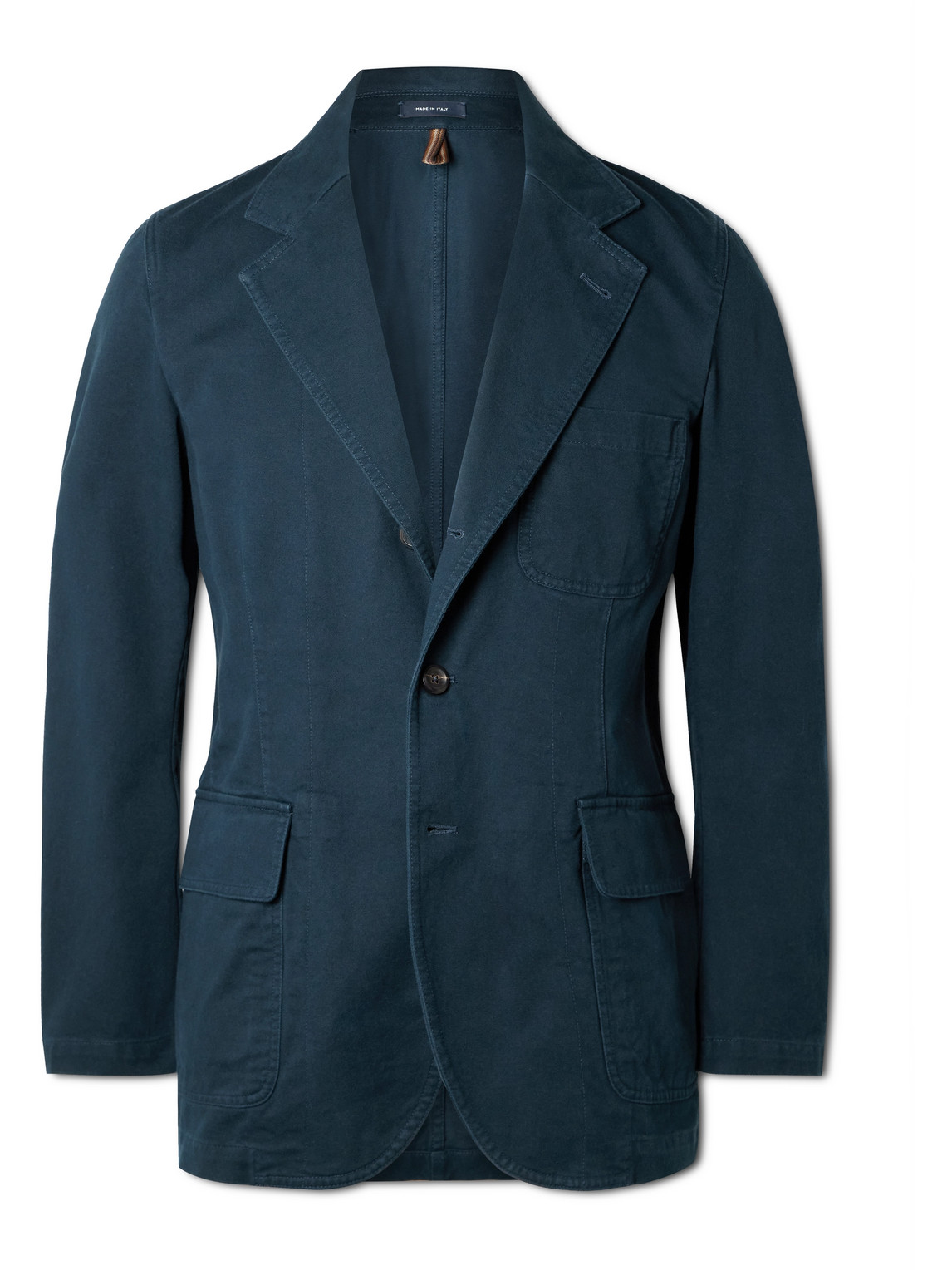 Drake's Mk. I Games Cotton-twill Suit Jacket In Blue
