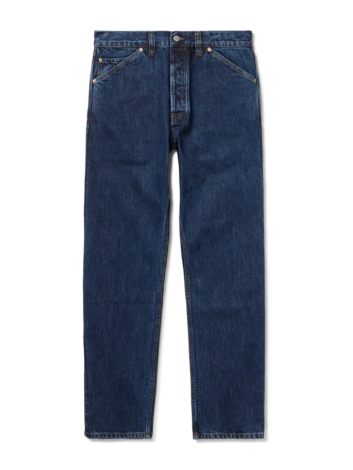 Drake's Slim-fit Straight-leg Selvedge Jeans In Blue