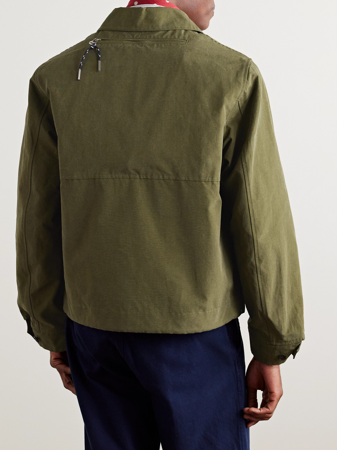 DRAKE'S COTTON AND NYLON-BLEND JACKET