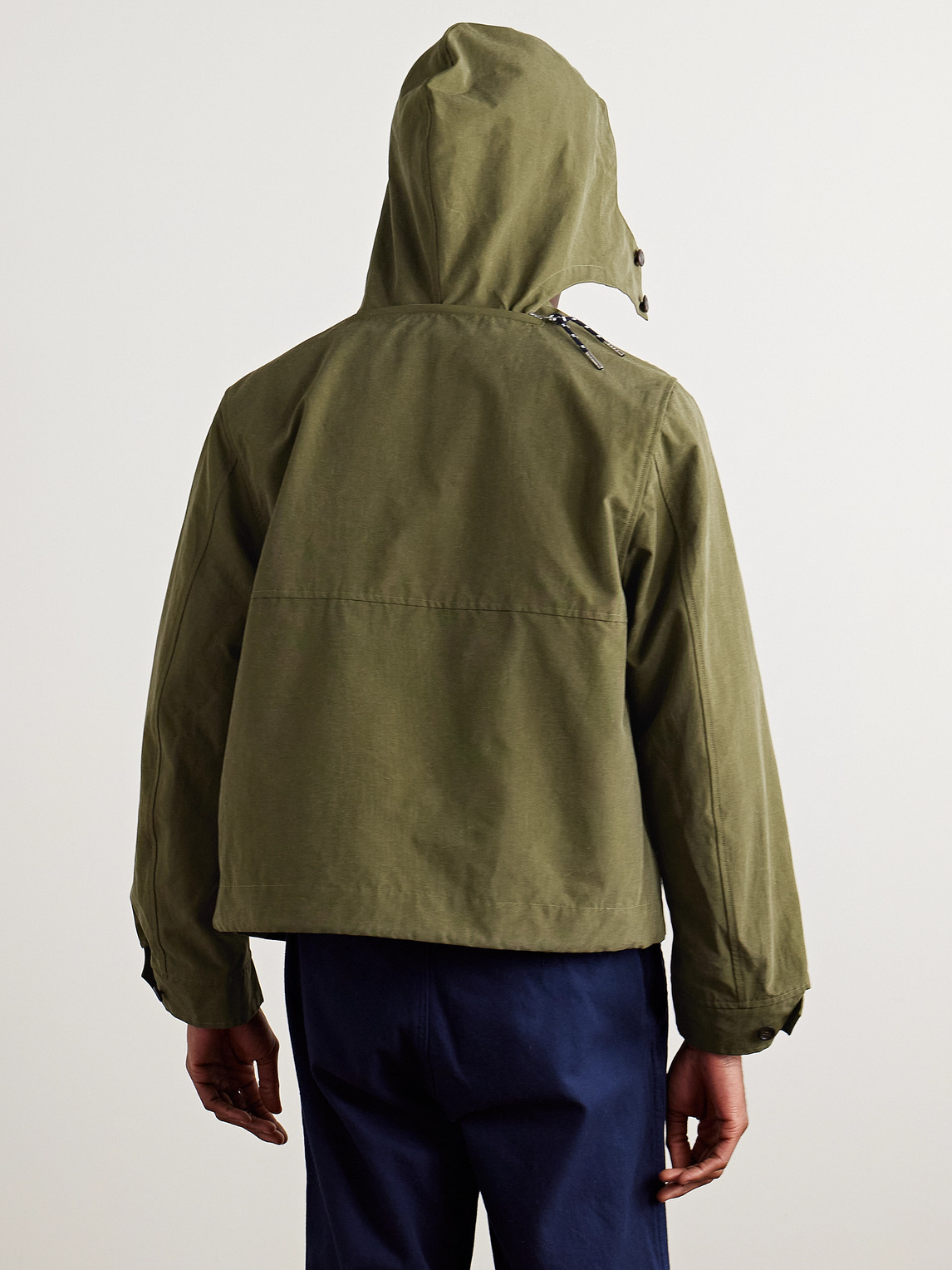 DRAKE'S COTTON AND NYLON-BLEND JACKET