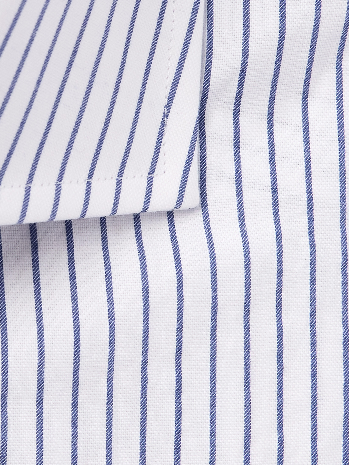 Dunhill Cutaway-collar Striped Cotton Shirt In Blue