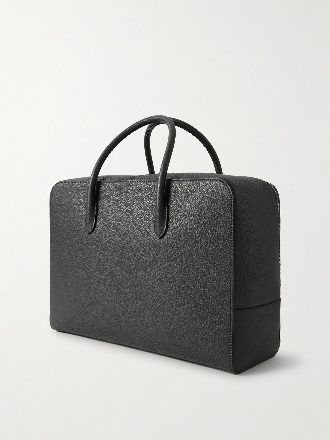  Dunhill - Century Full-grain Leather Weekend Bag - Men - Black 
