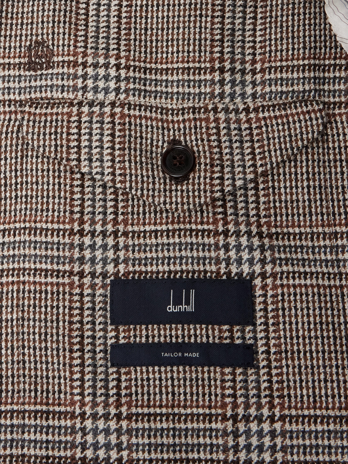 Dunhill Glen Prince Of Wales Checked Wool And Cashmere-blend Blazer In Multi