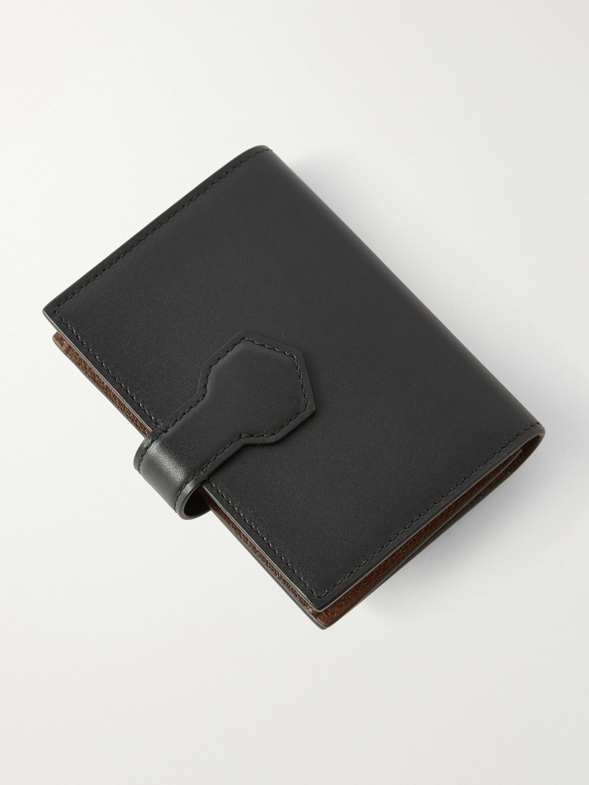 Alfred Business Card Case Patina-Leather Cardholder — 2