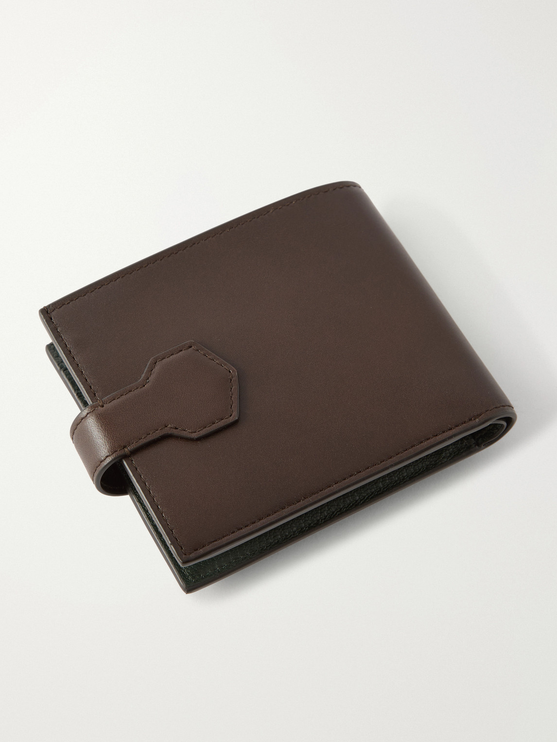 Alfred 4CC&CP Patina-Leather Billfold Wallet — 2
