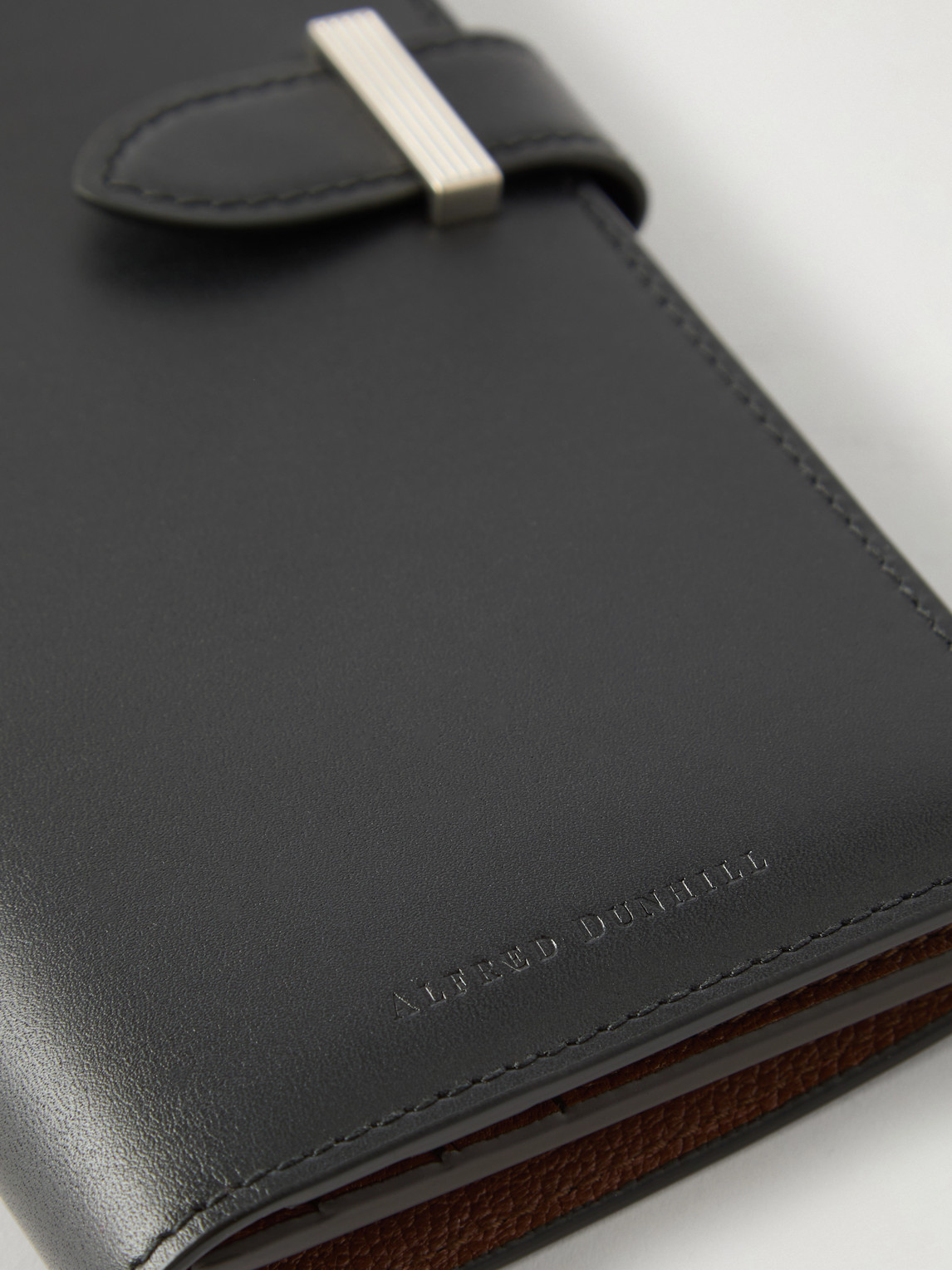 Dunhill Leather Billfold Wallet In Black
