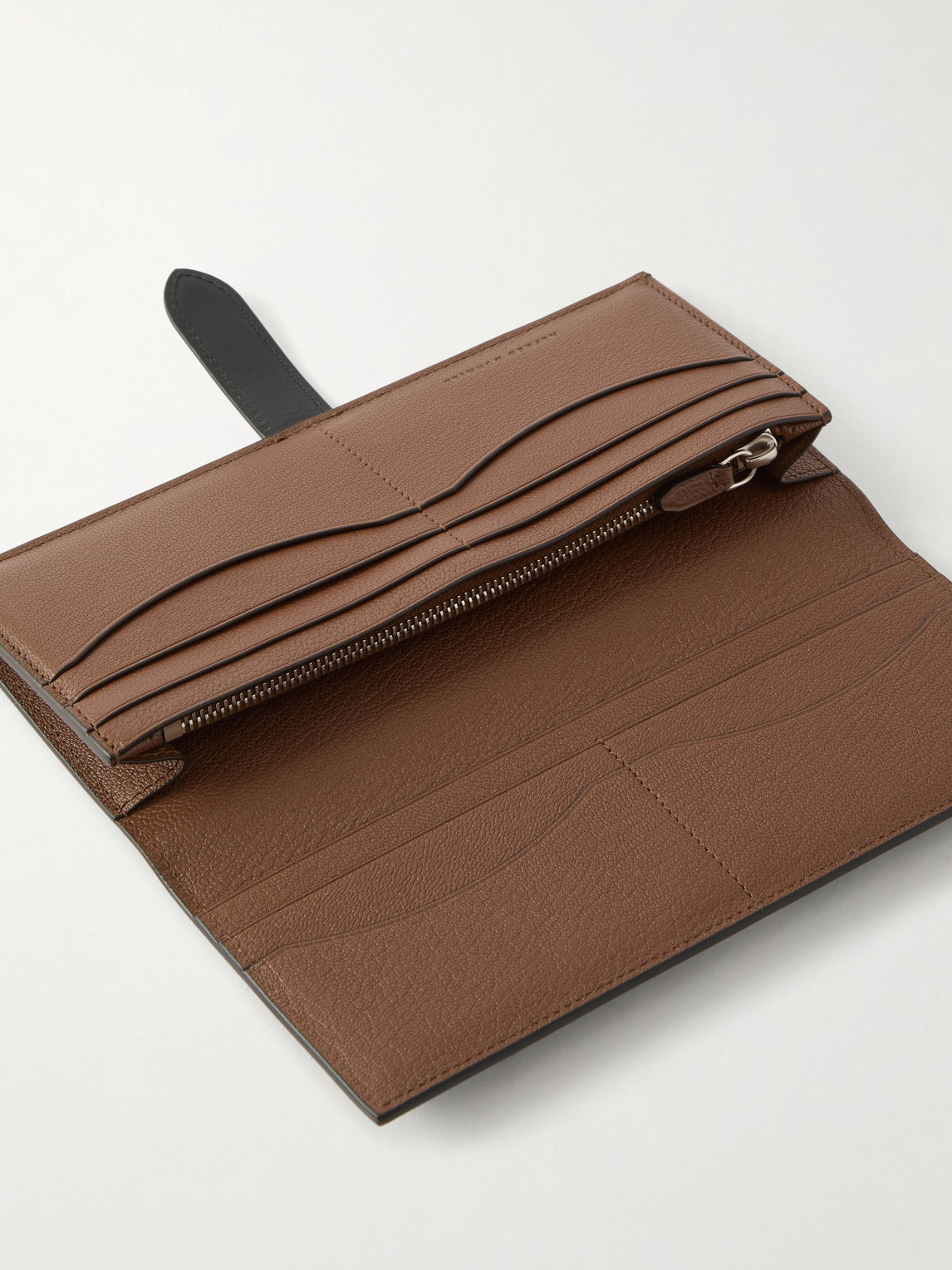 Dunhill Leather Billfold Wallet In Black