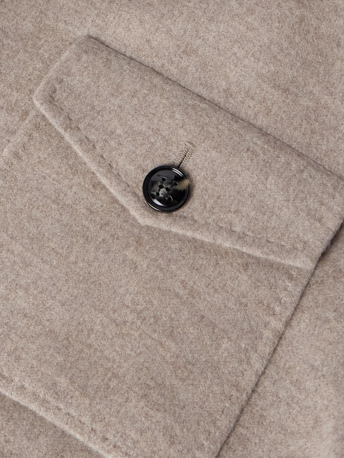 Kiton Wool And Cashmere-blend Overshirt In Gray