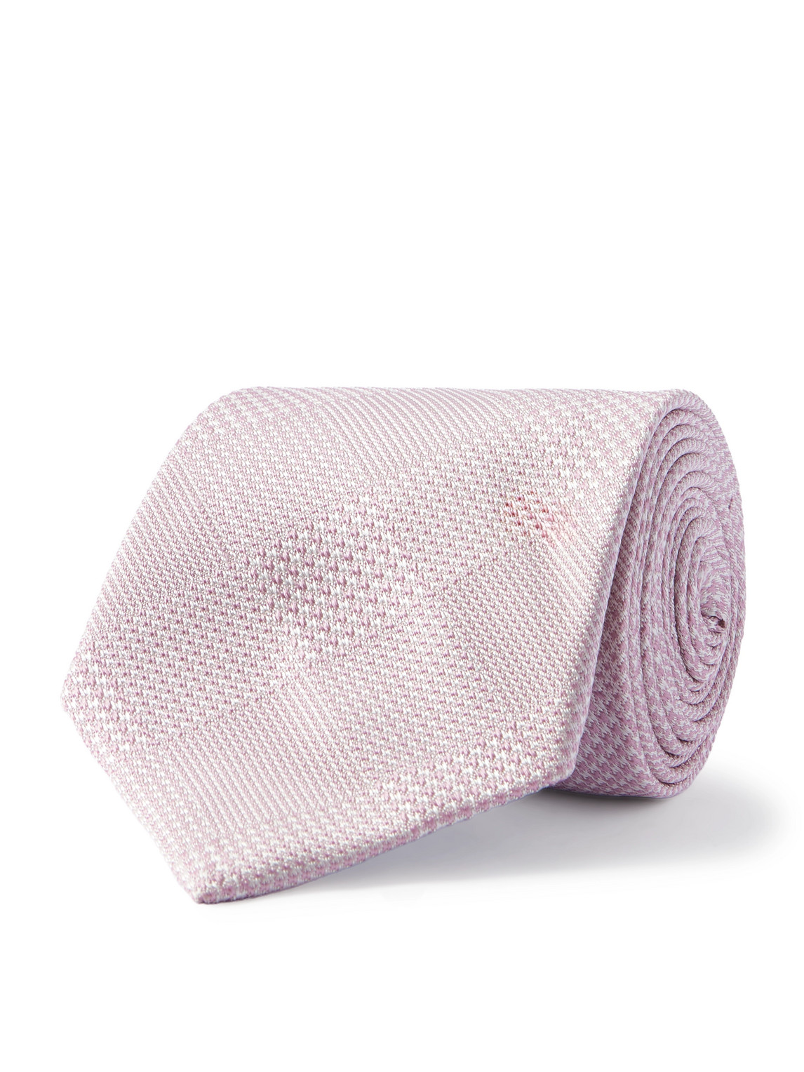 8cm Prince of Wales Checked Silk Tie