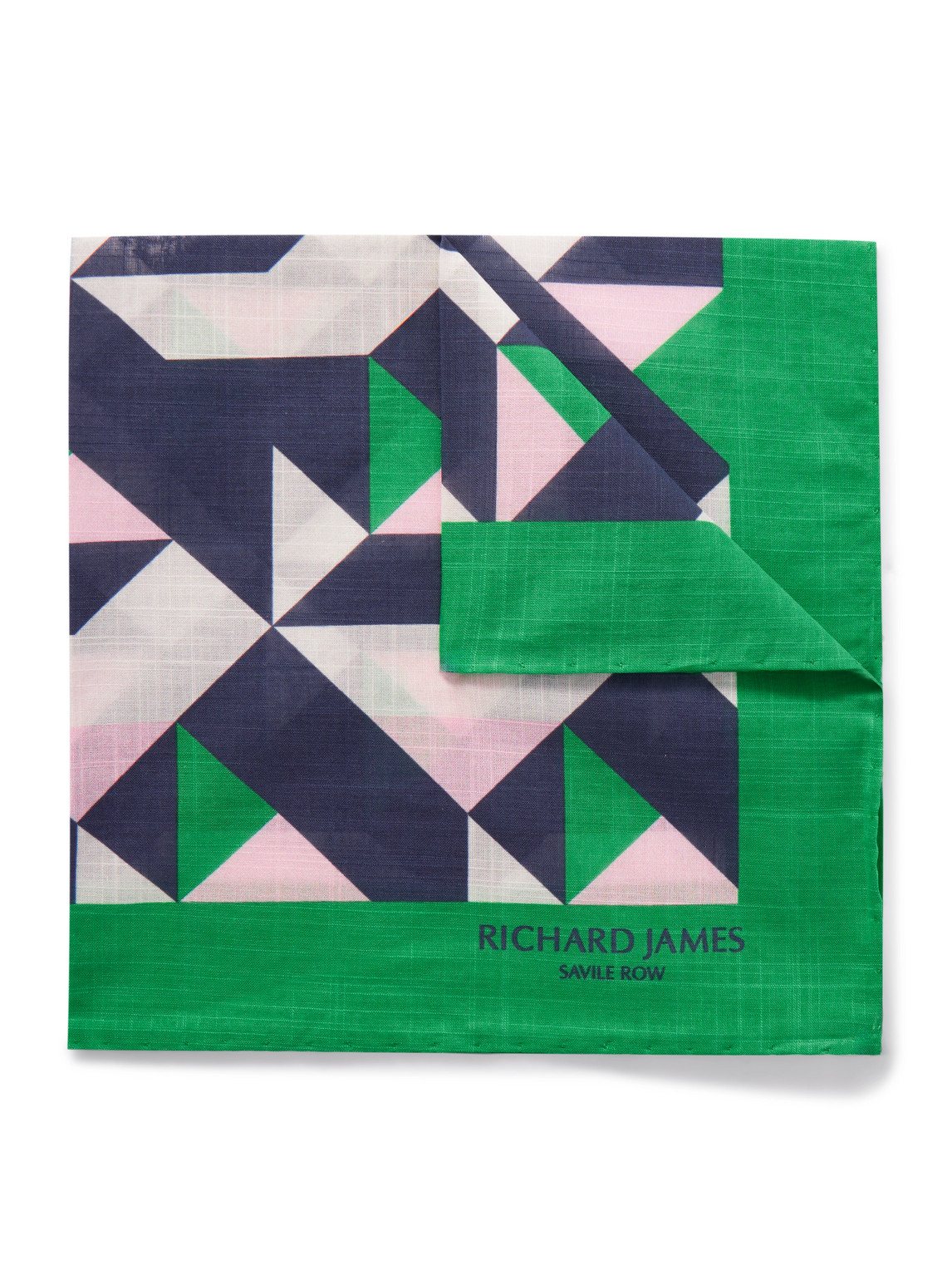 Printed Cotton-Voile Pocket Square