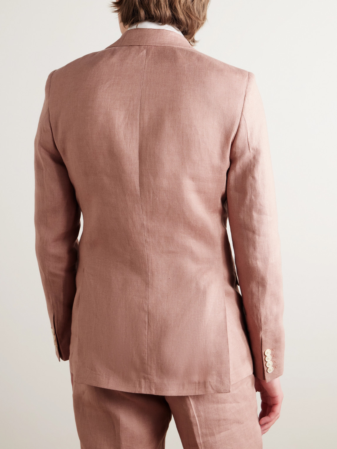 FAVOURBROOK SLIM-FIT LINEN SUIT JACKET