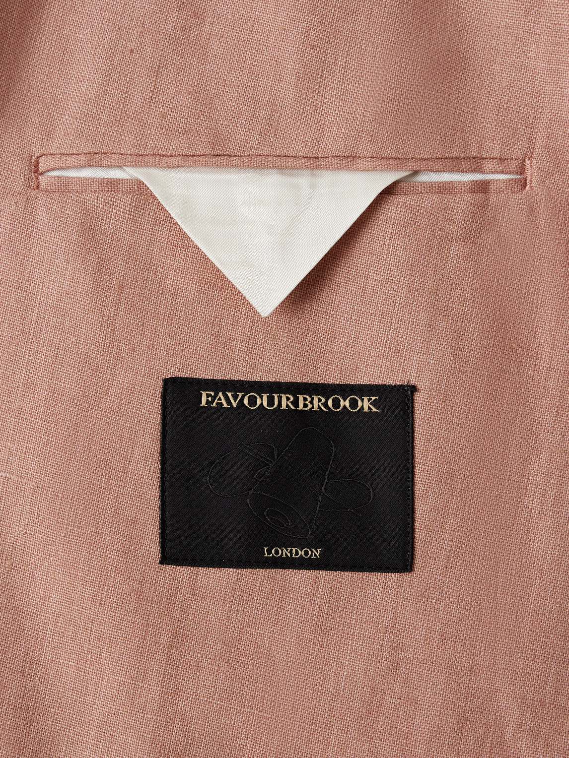FAVOURBROOK SLIM-FIT LINEN SUIT JACKET