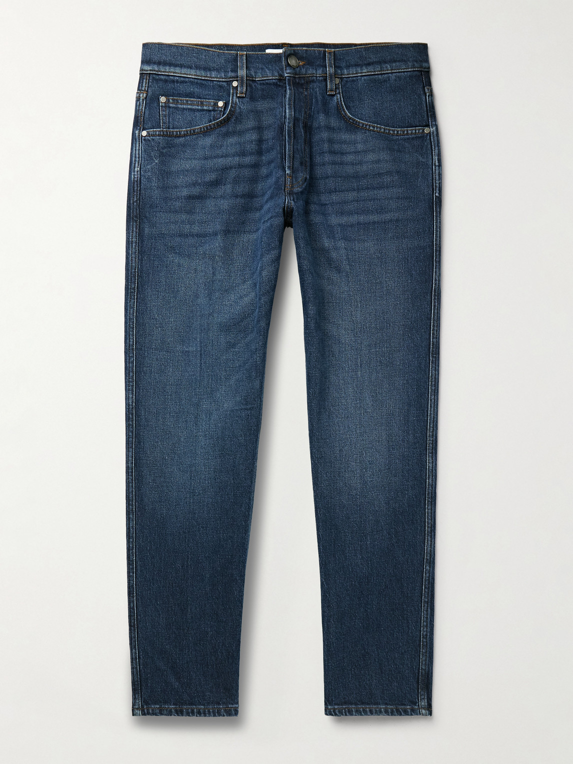 Lardini Slim-fit Straight-leg Jeans In Blue