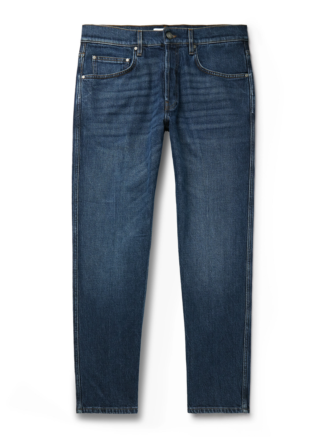 Slim-Fit Straight-Leg Jeans