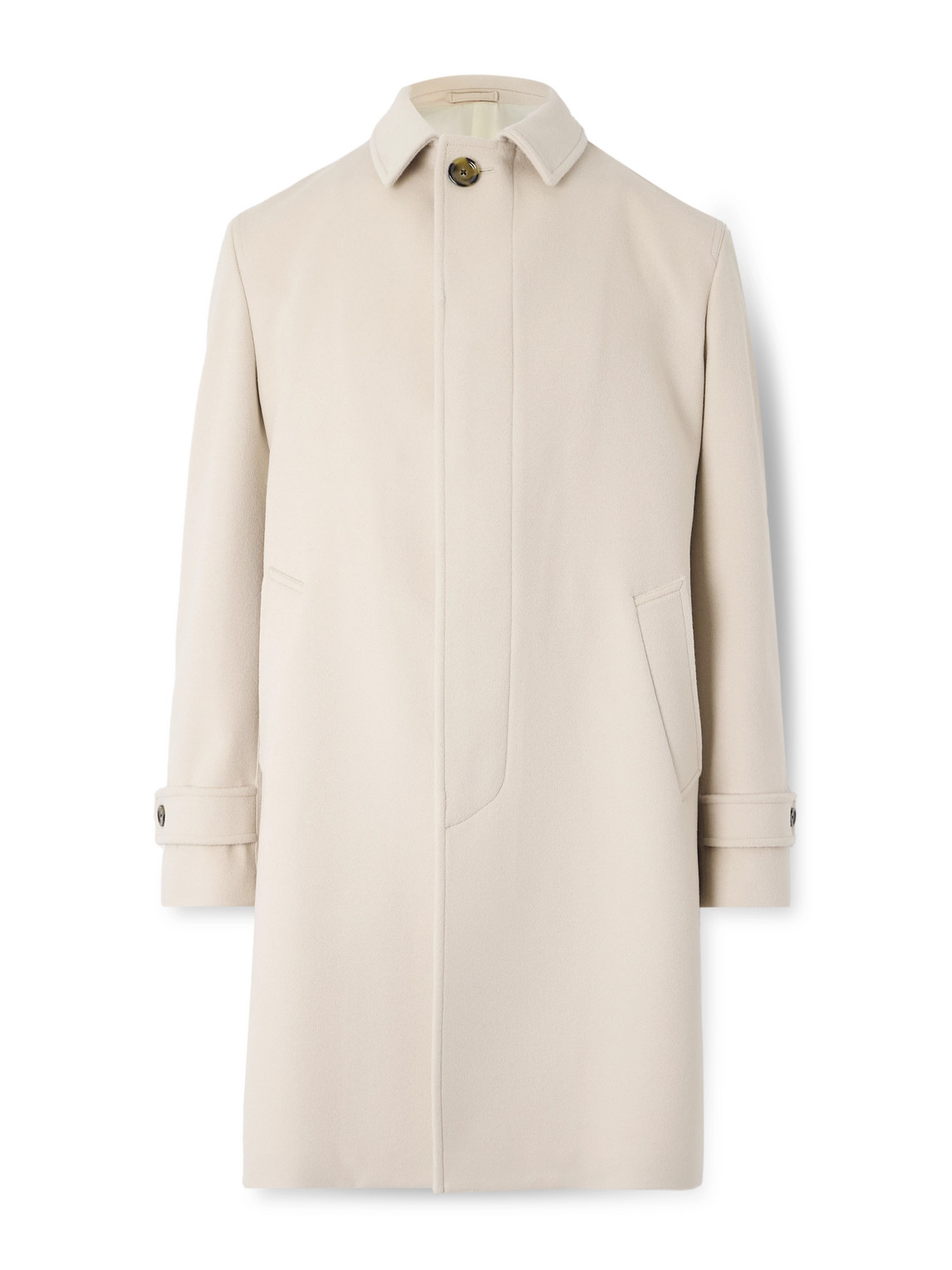 Lardini Virgin Wool Overcoat In Neutral