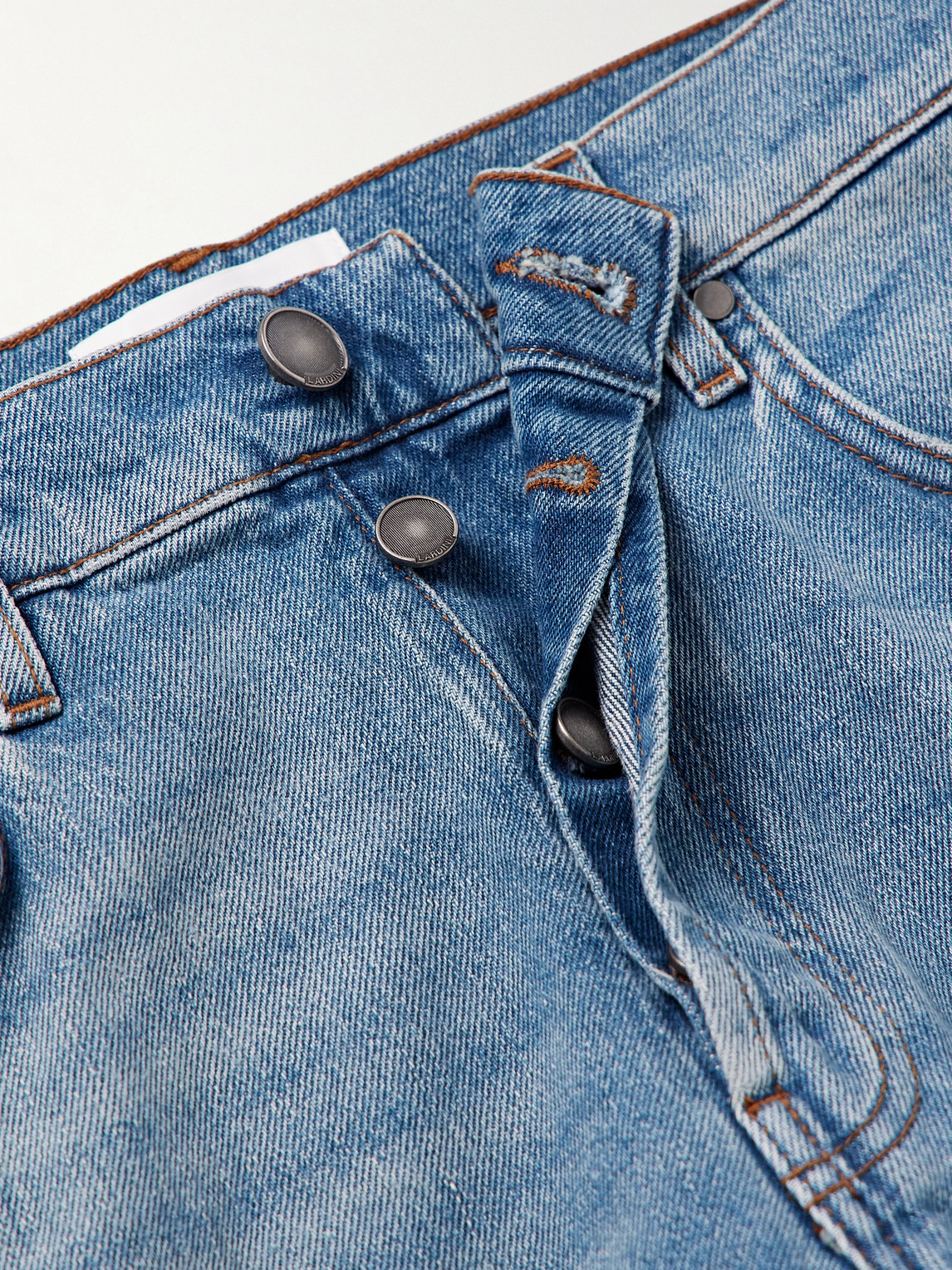 Lardini Slim-fit Straight-leg Jeans In Blue