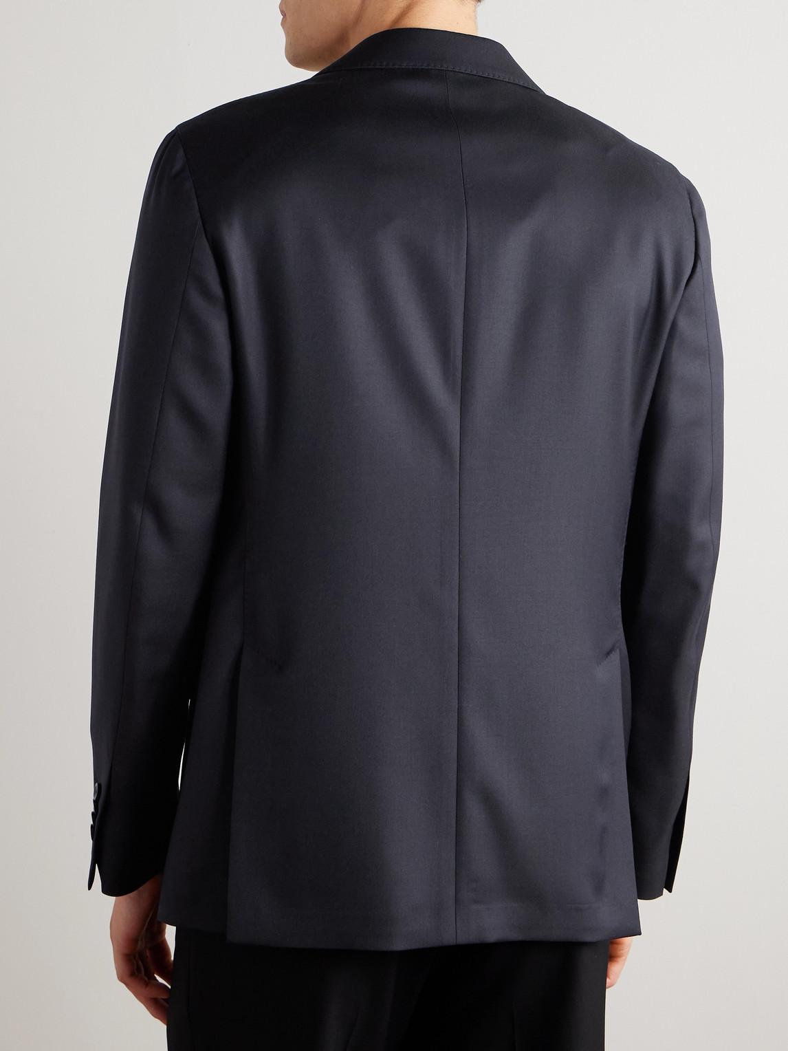 Lardini Virgin Wool Blazer In Black