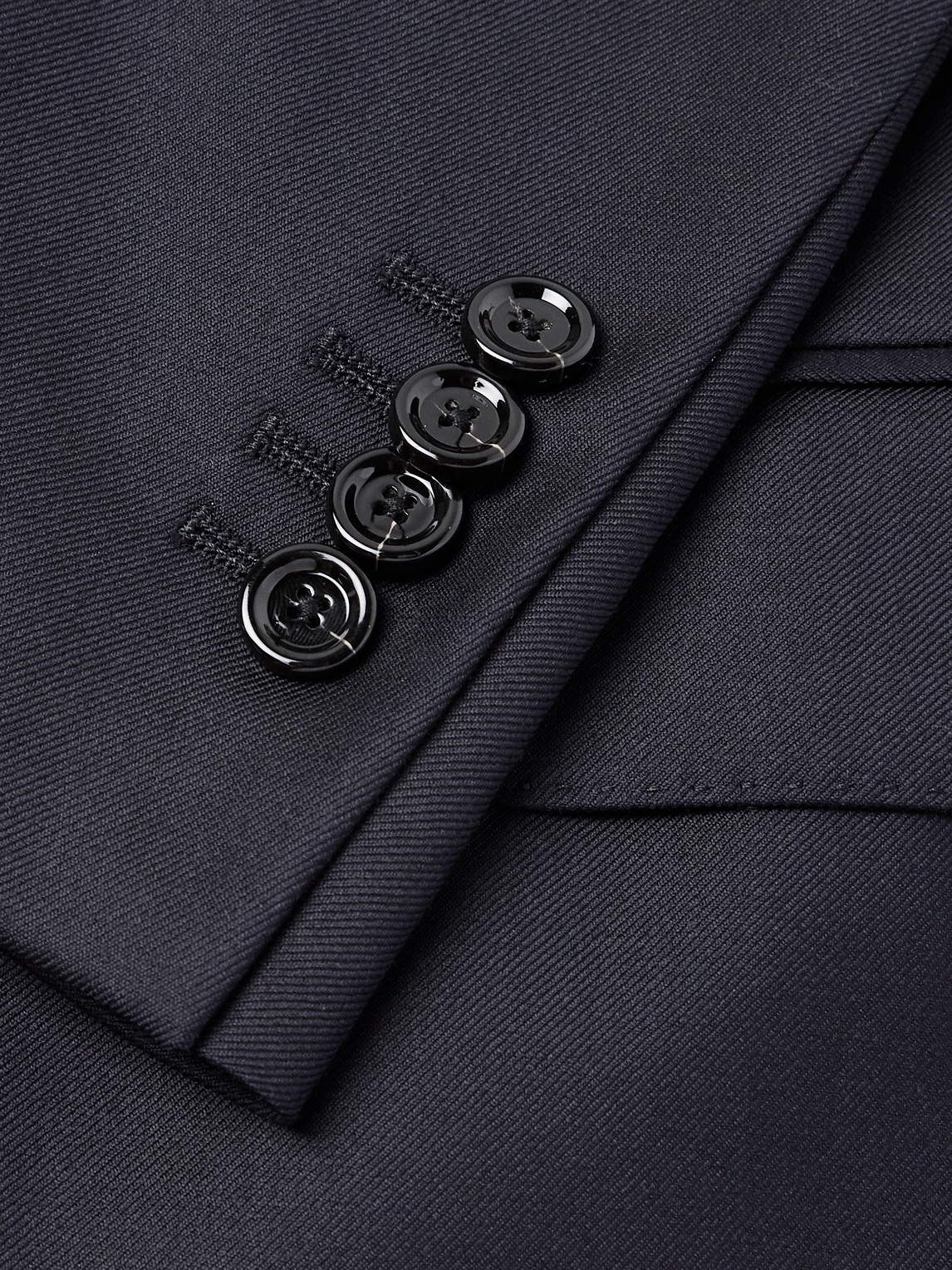 Lardini Virgin Wool Blazer In Black
