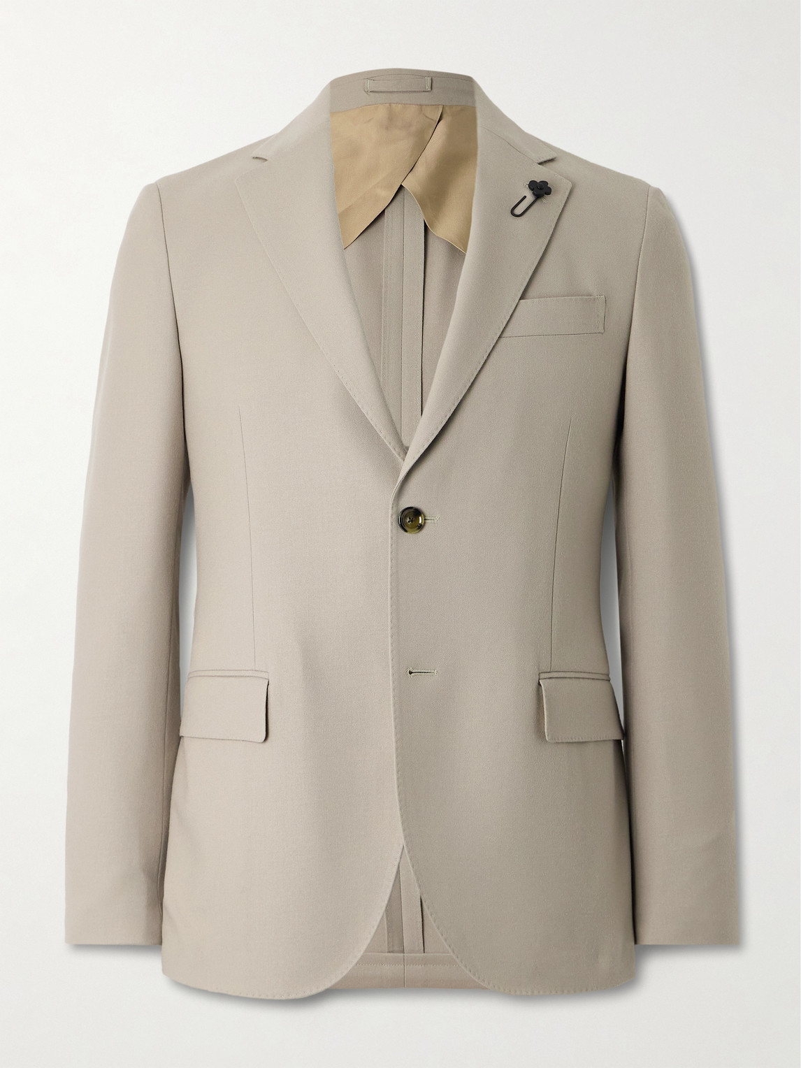 Lardini Virgin Wool-Blend Twill Suit Jacket - Men