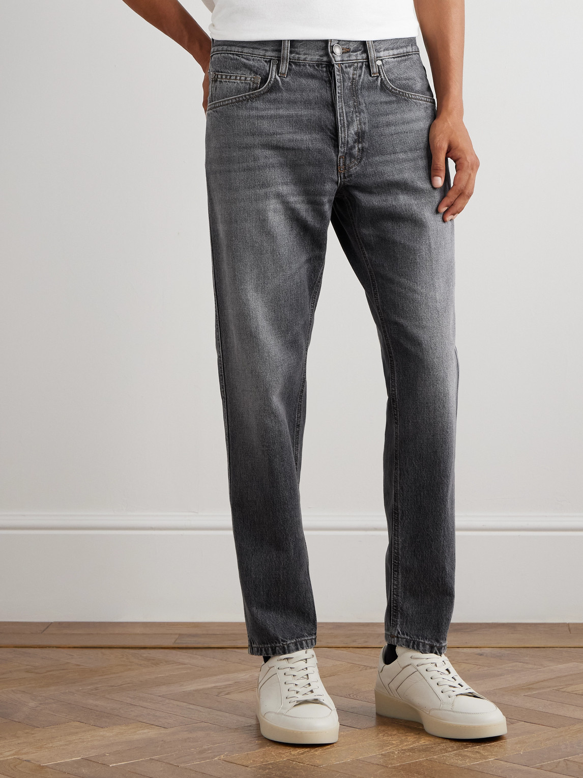 Lardini Slim-fit Straight-leg Jeans In Blue