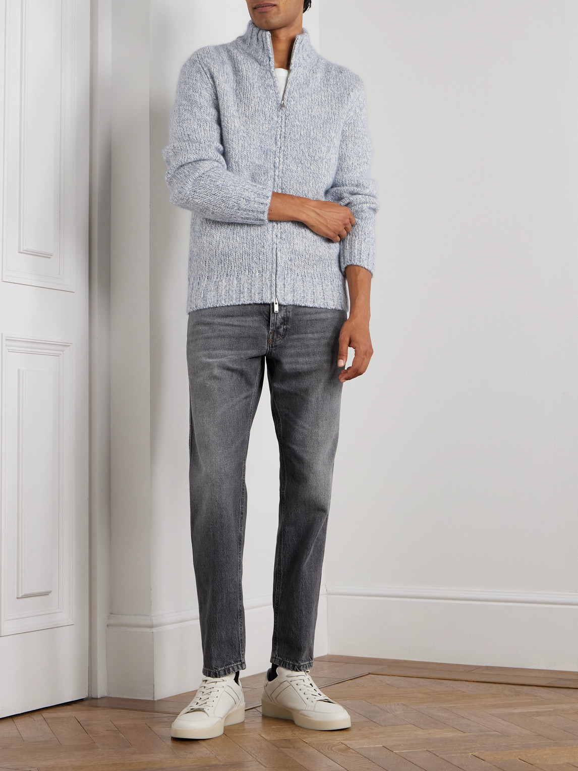 Lardini Slim-fit Straight-leg Jeans In Blue