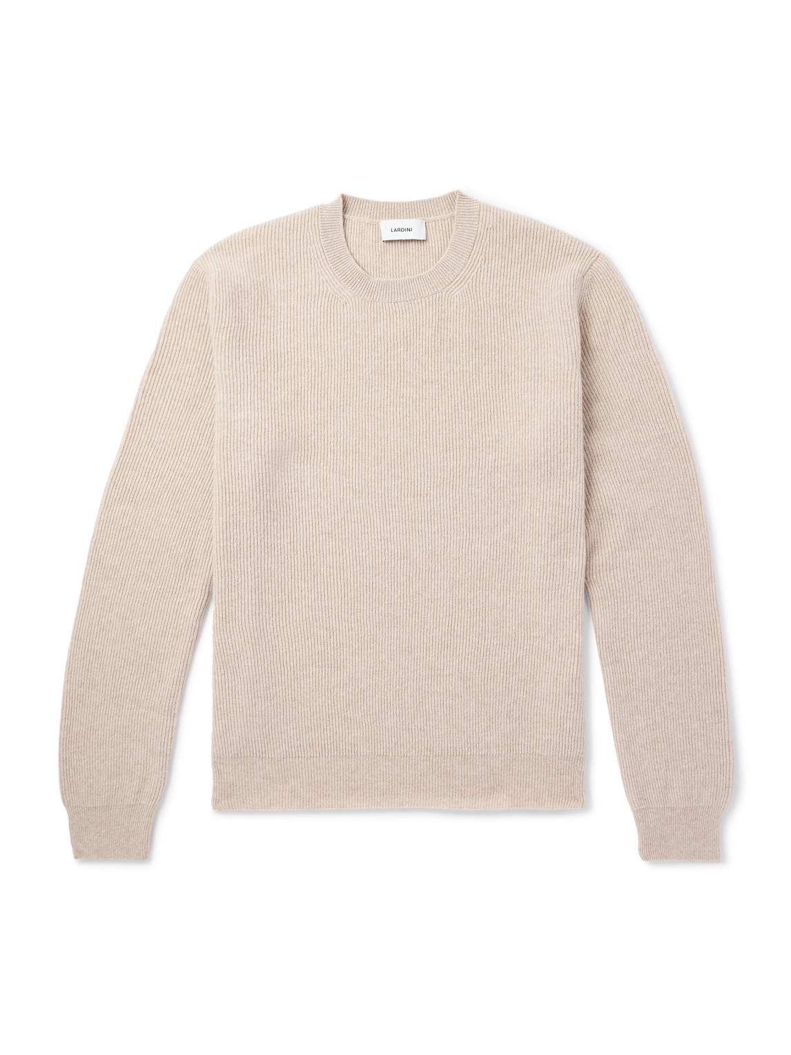 Ribbed Virgin Wool and Cashmere-Blend Sweater