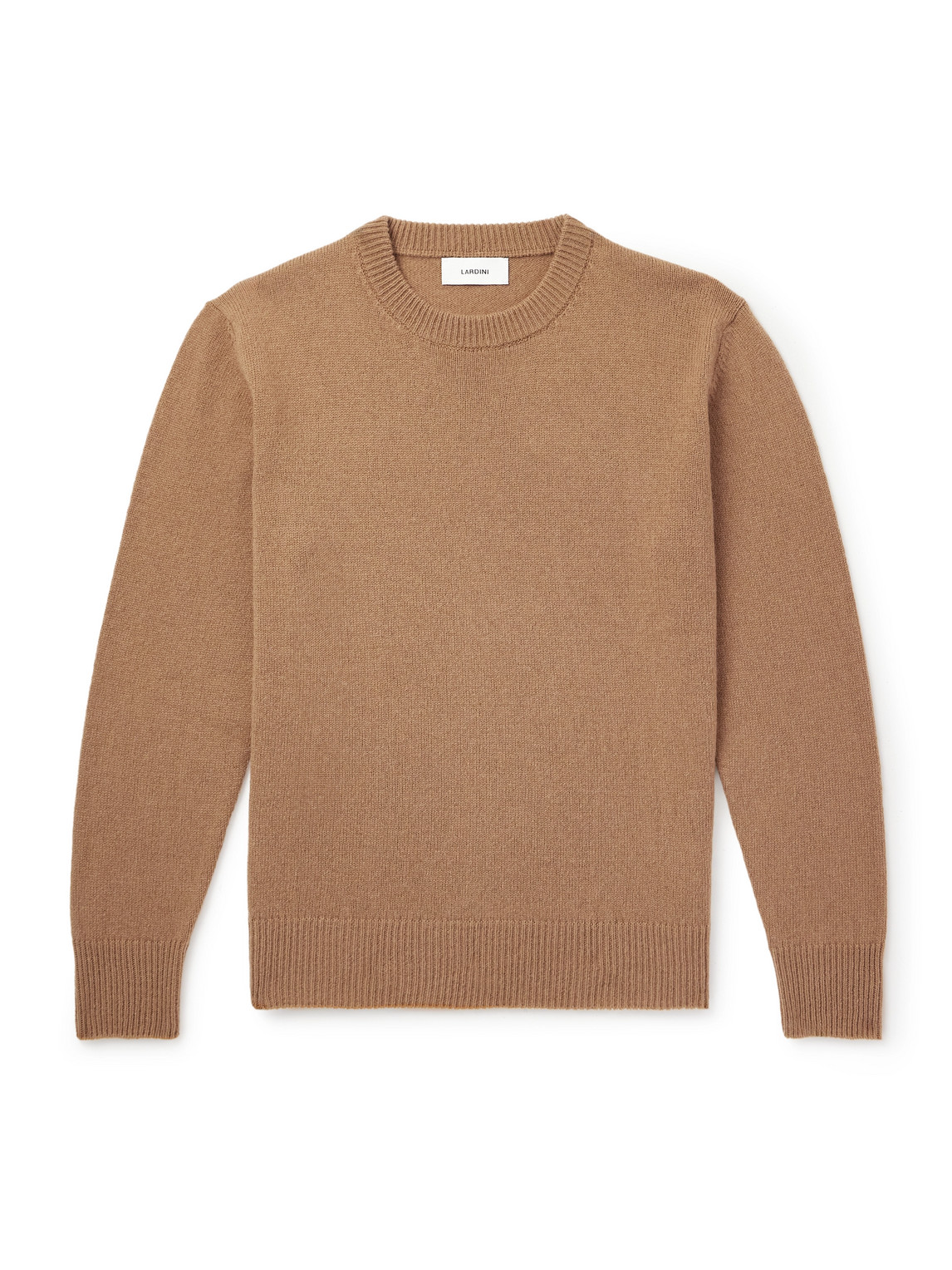 Lardini Alpaca And Virgin Wool-blend Sweater In Brown