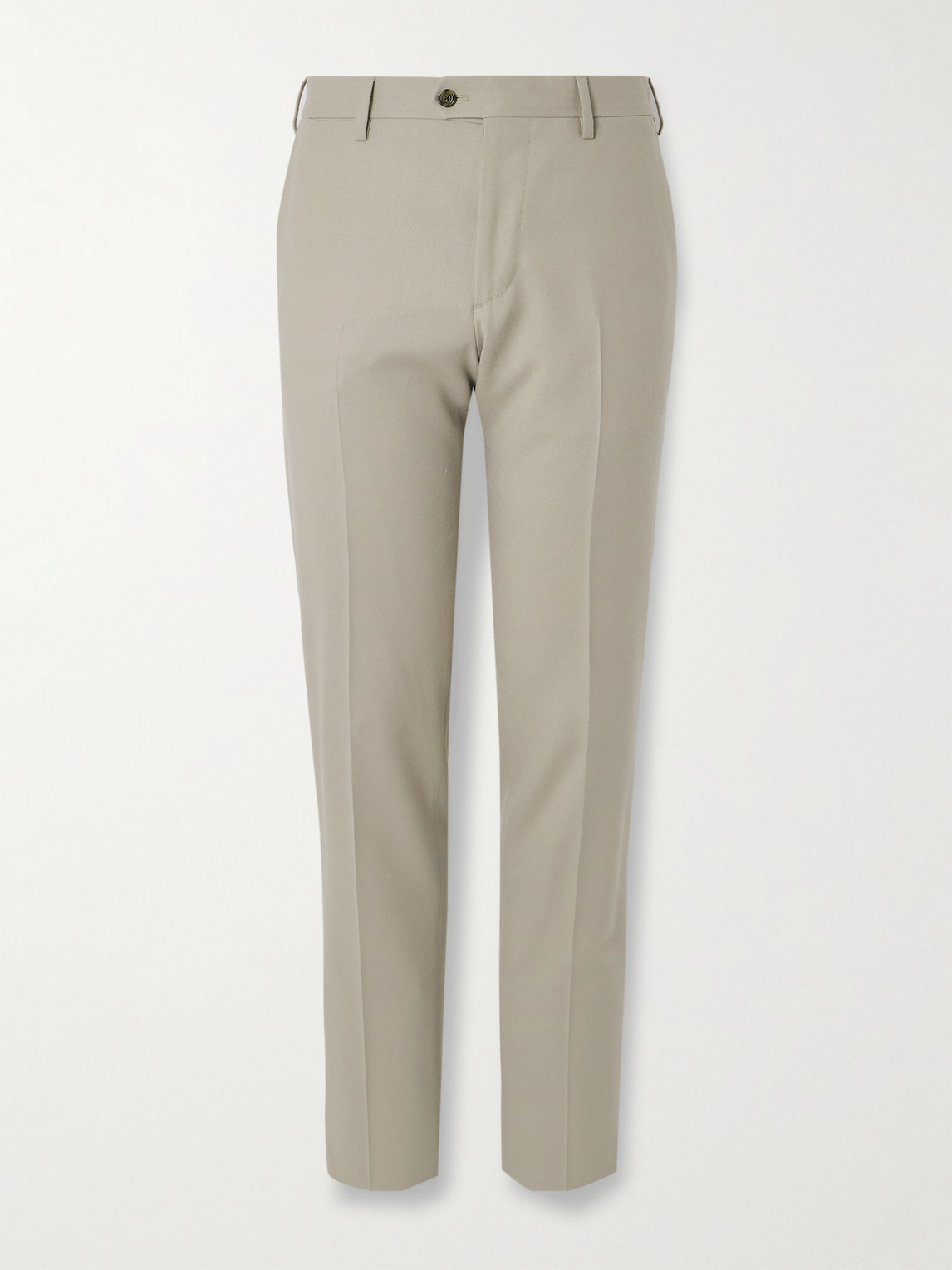 Lardini Straight-Leg Virgin Wool-Blend Suit Trousers - Men