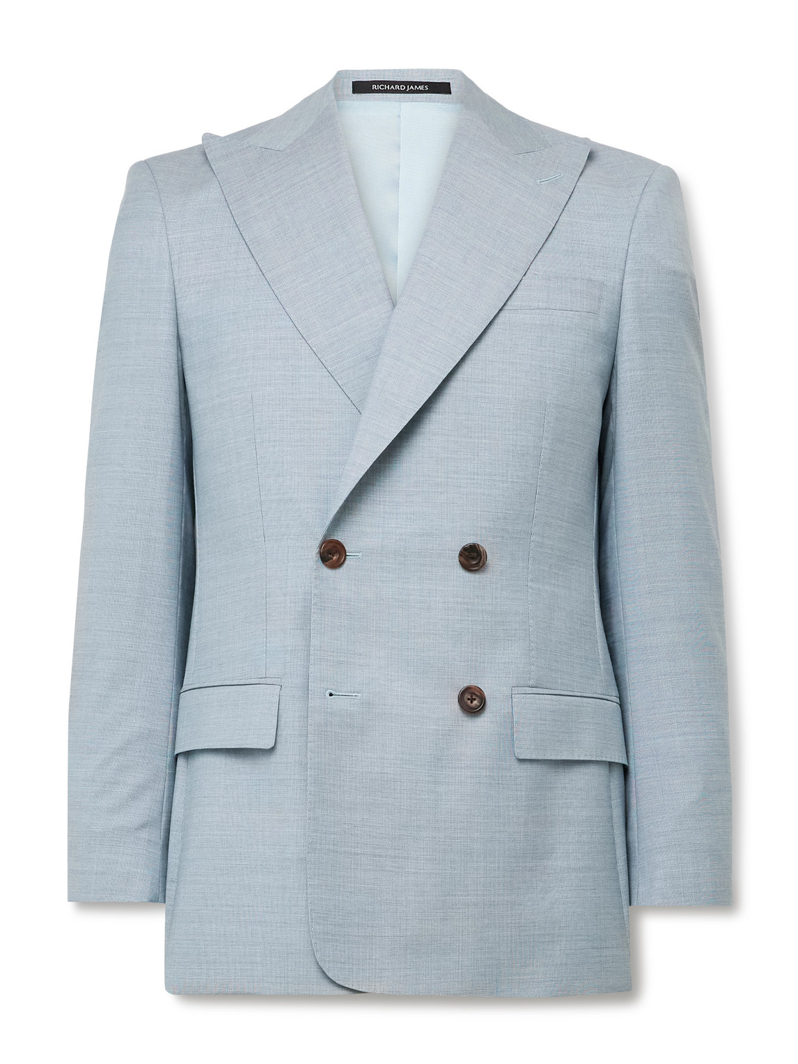 Richard James Hepworth Double-breasted Wool Suit Jacket